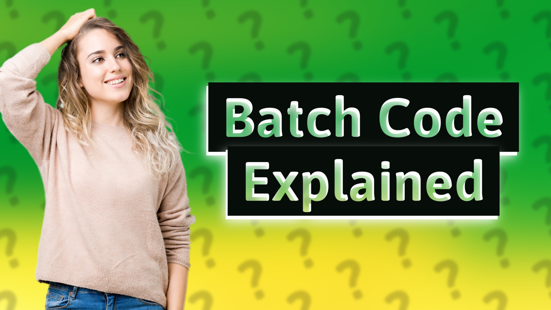 Batch Code Explained