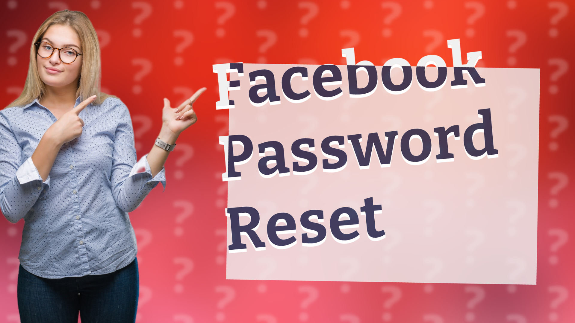 Facebook Password Reset