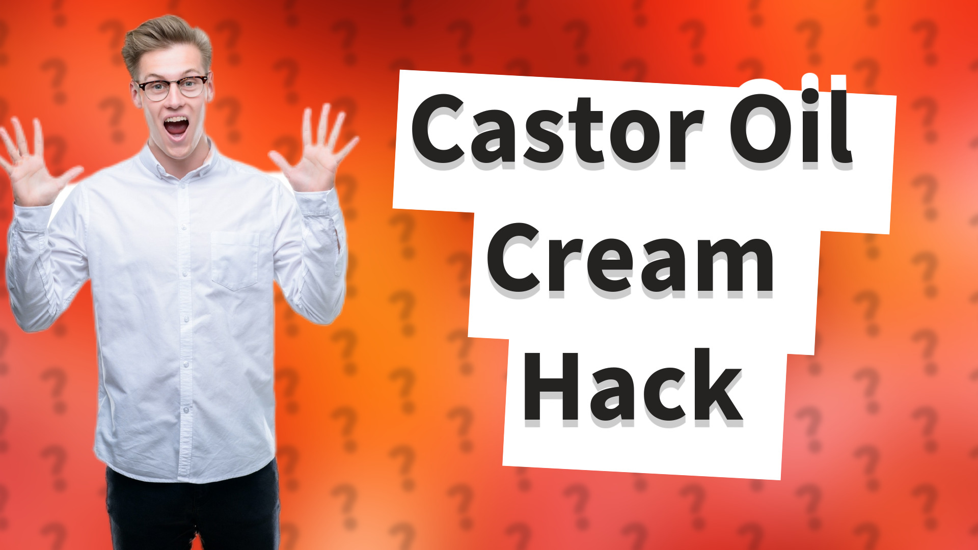 Castor Oil Cream Hack