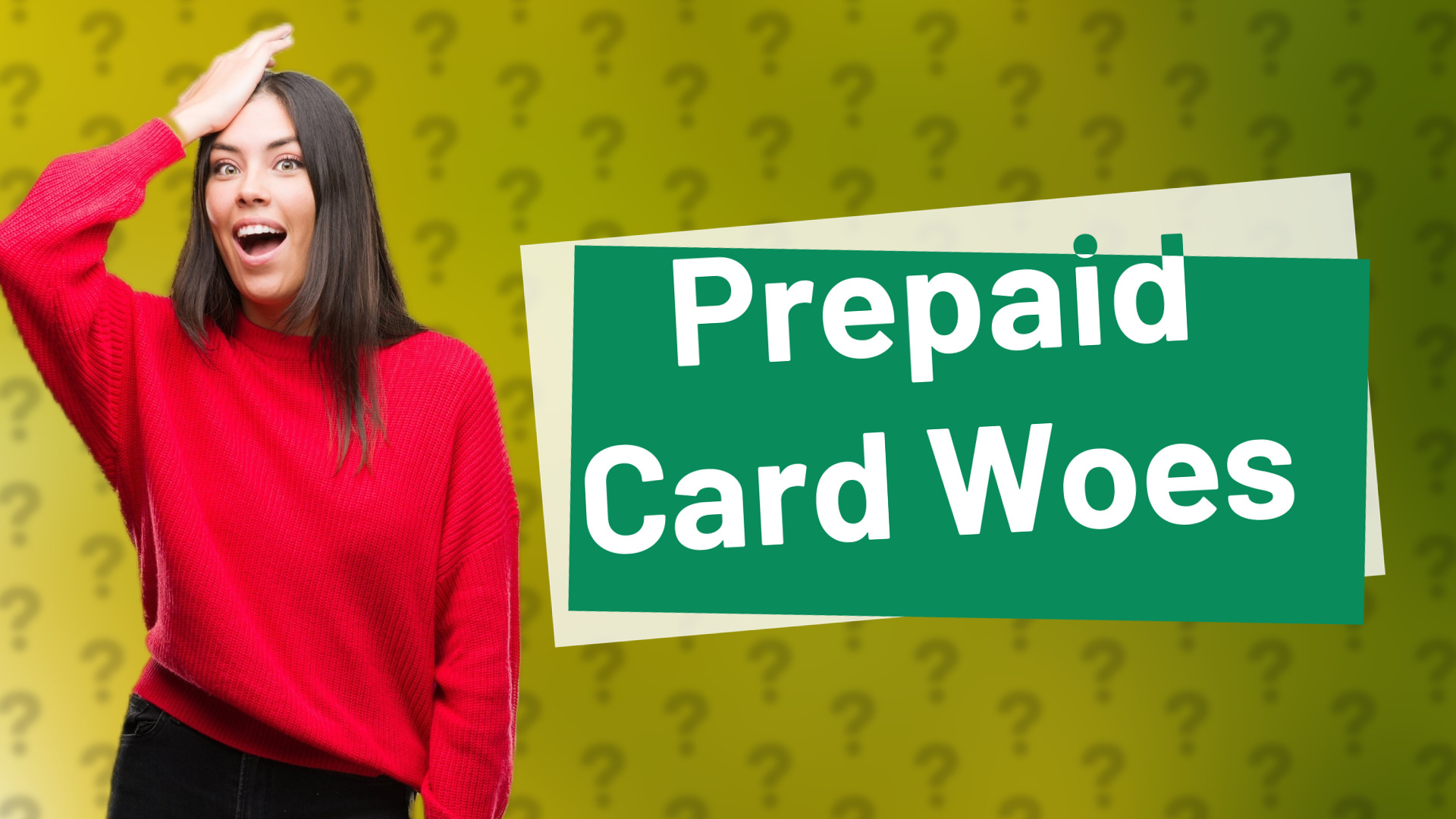 Prepaid Card Woes