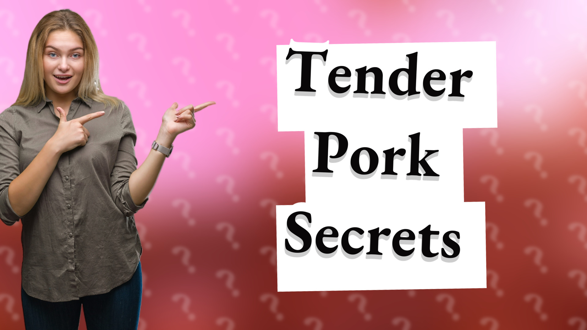 Tender Pork Secrets