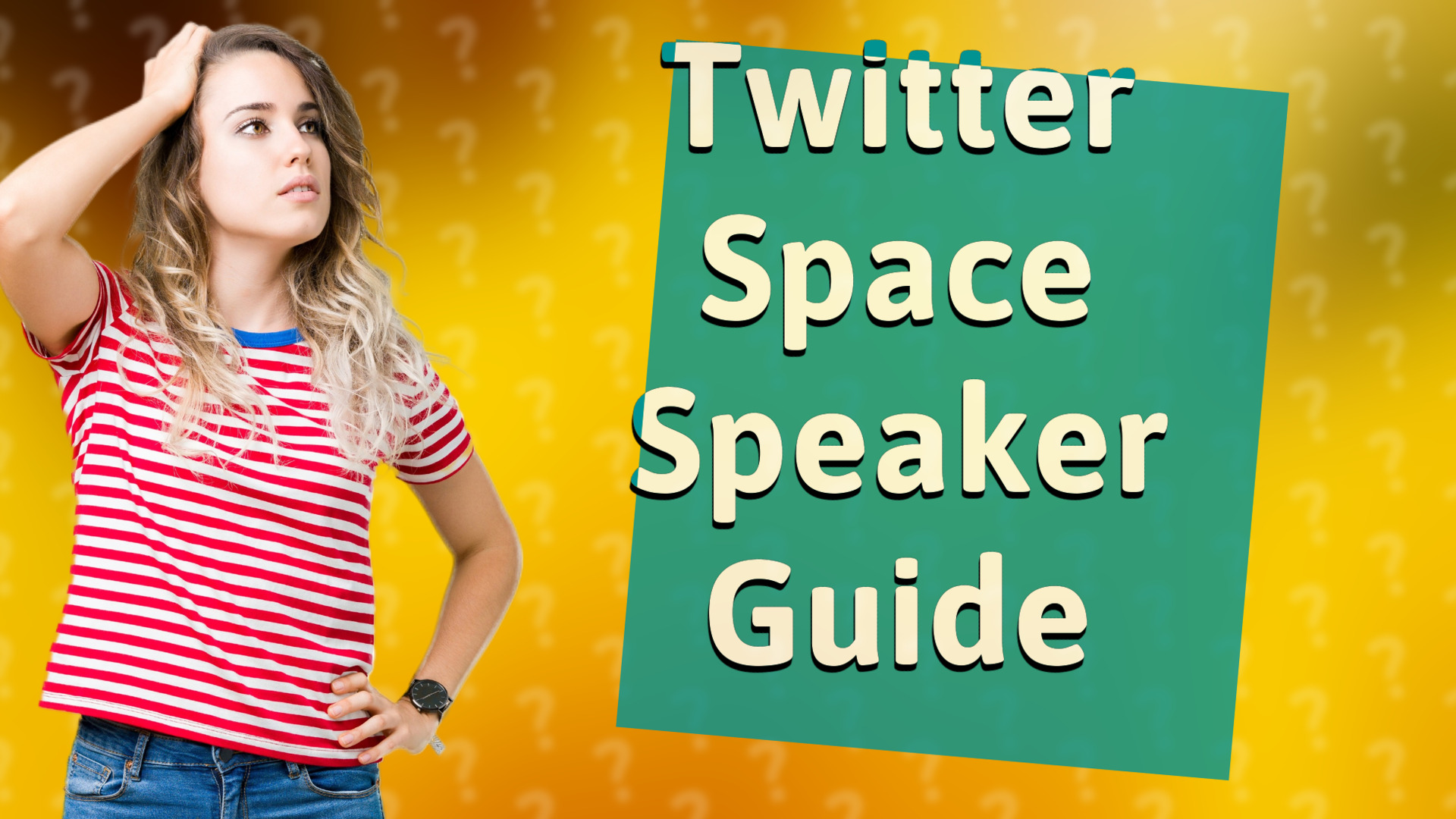 Twitter Space Speaker Guide