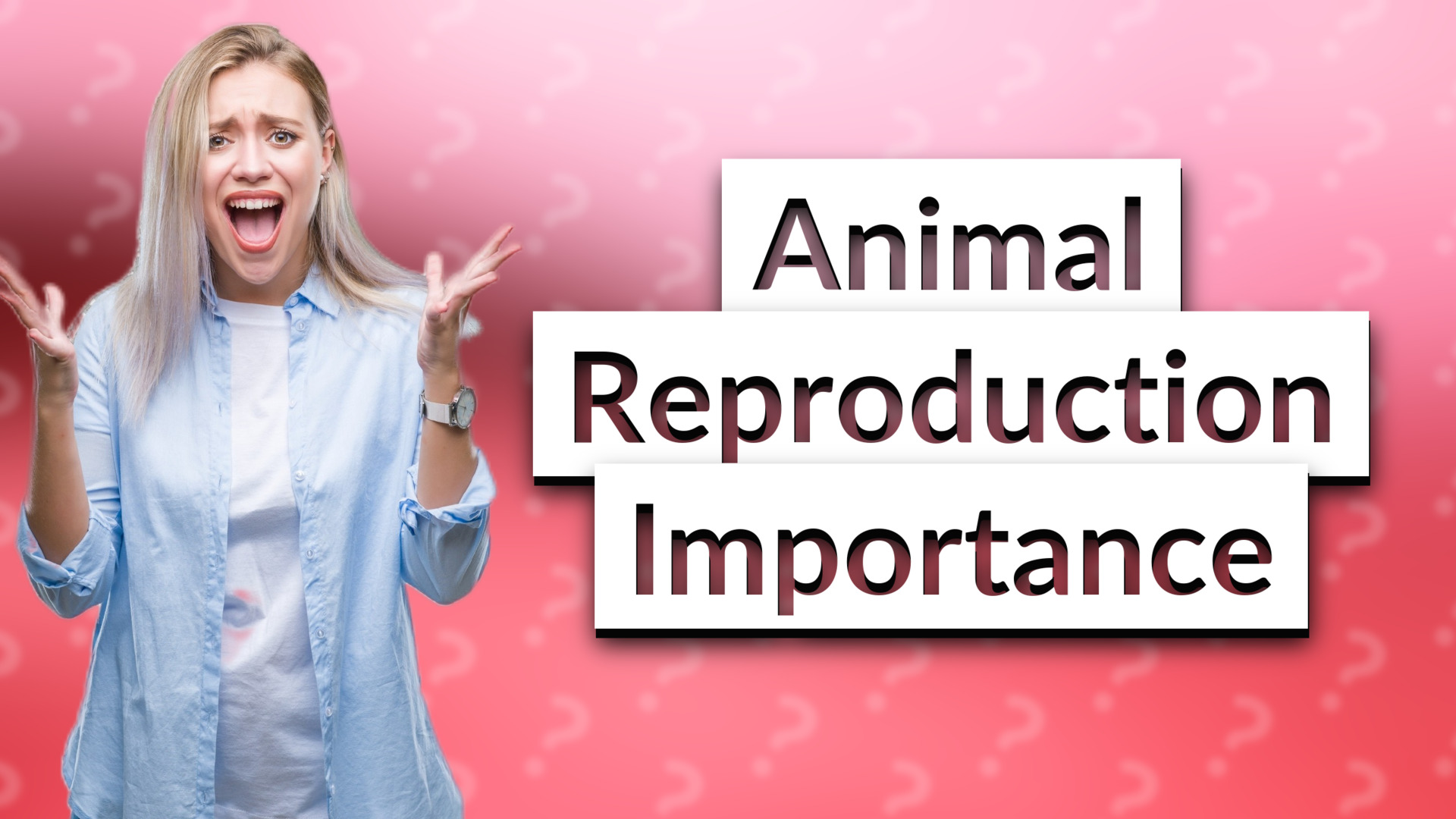 Animal Reproduction Importance