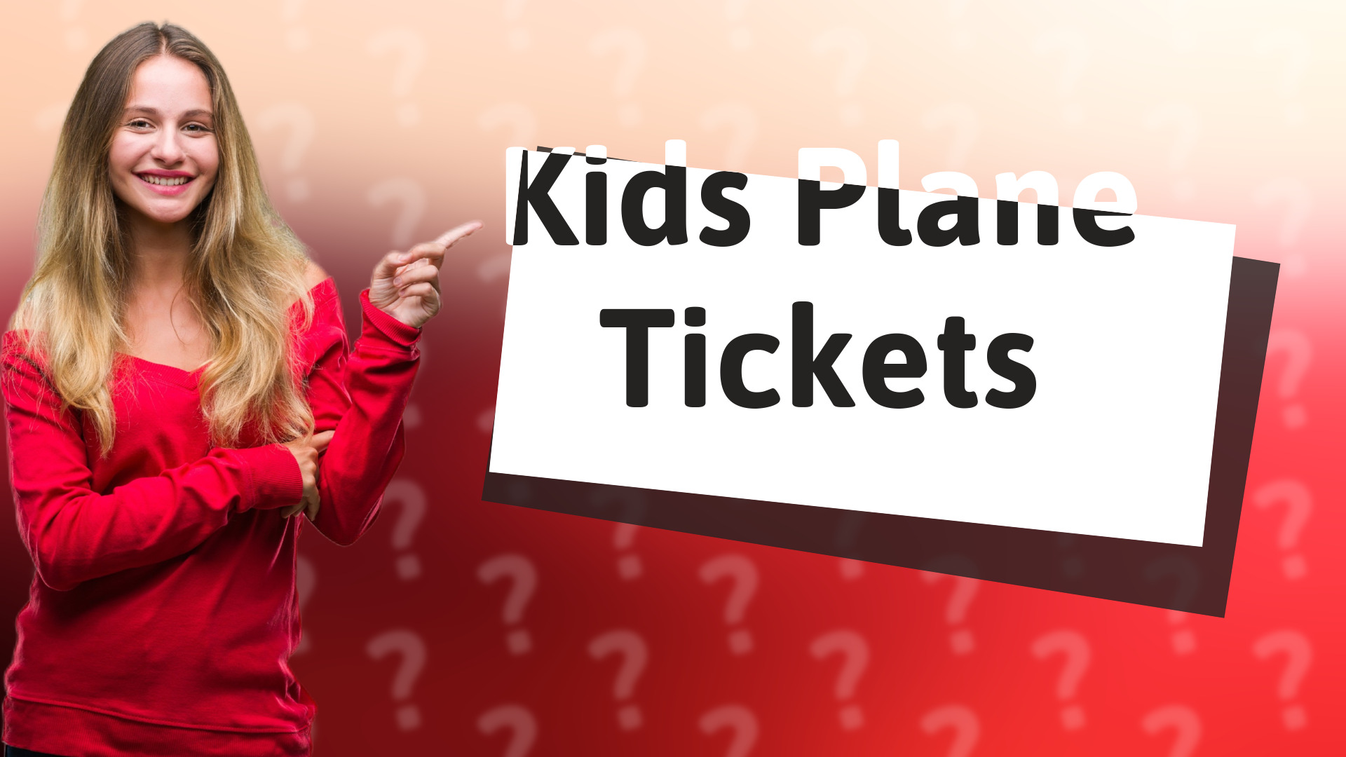 Kids Plane Tickets