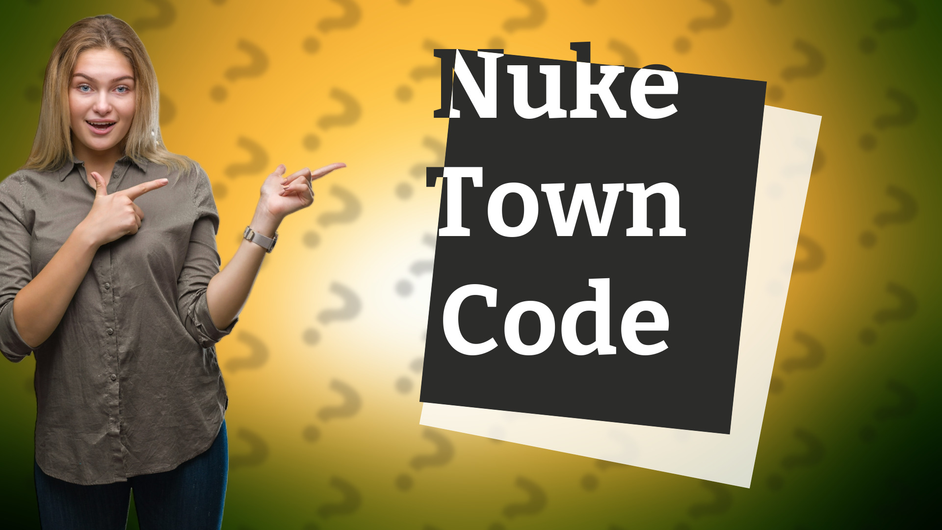 Nuke Town Code