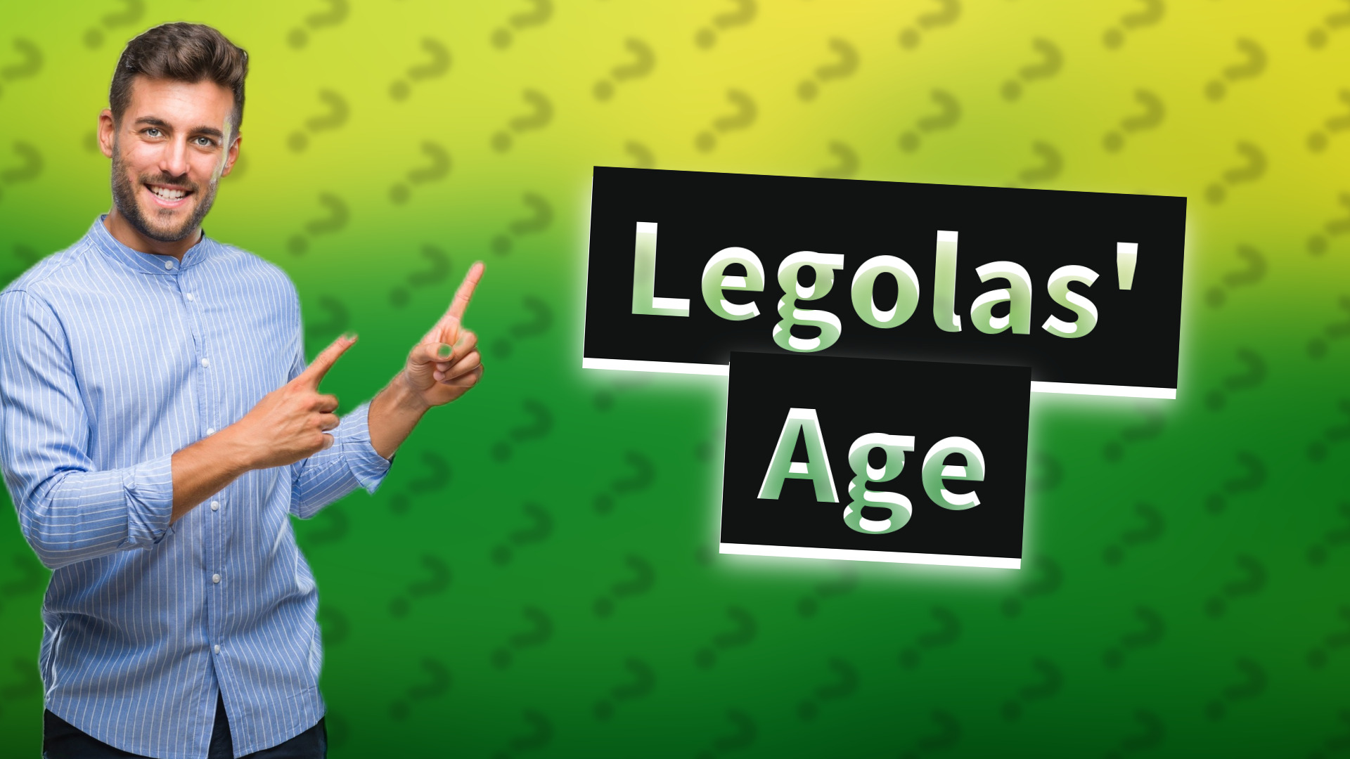 Legolas' Age