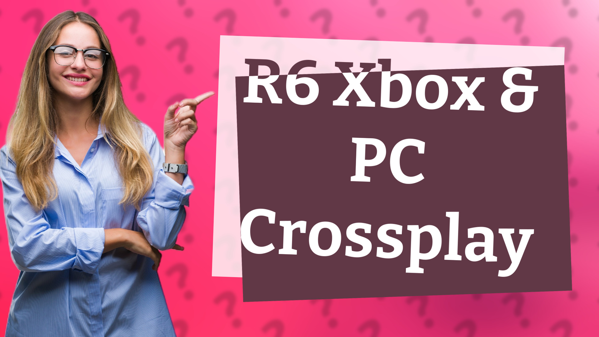 R6 Xbox & PC Crossplay
