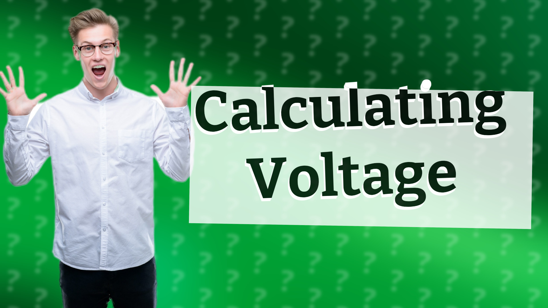 Calculating Voltage