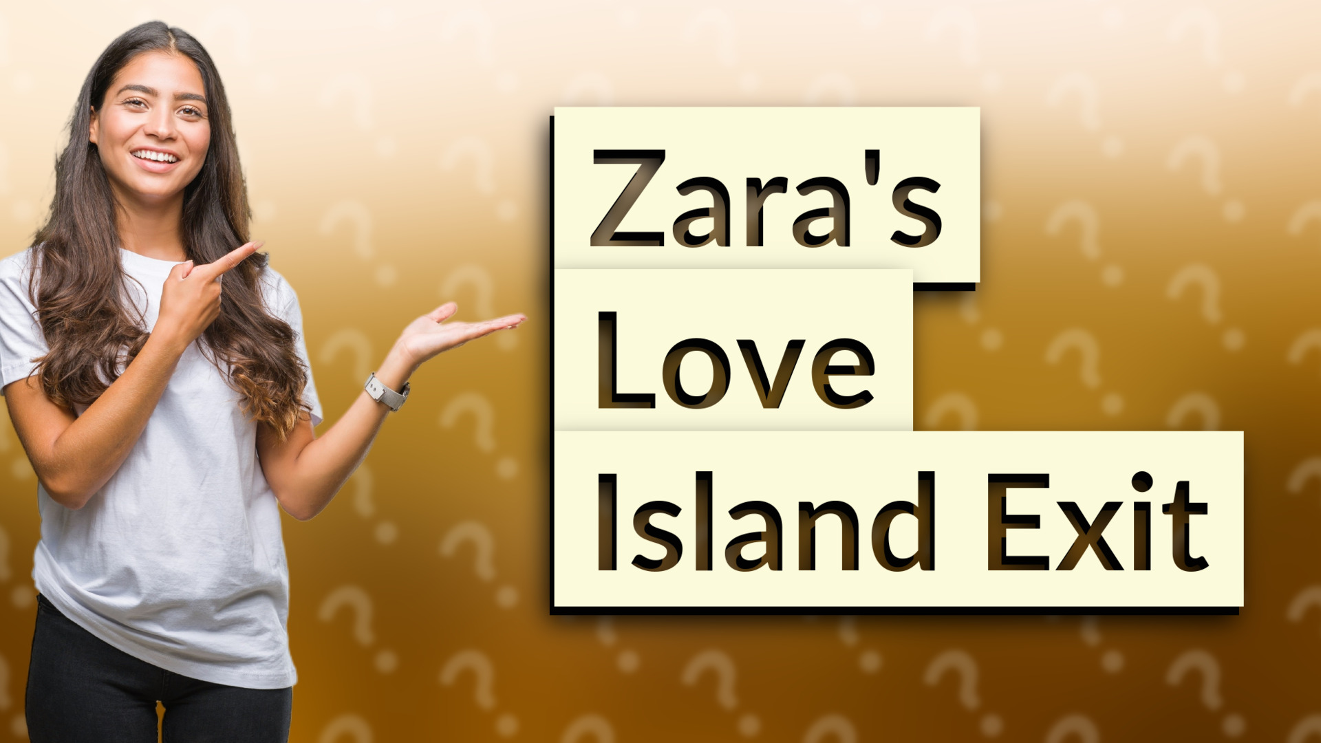Zara's Love Island Exit