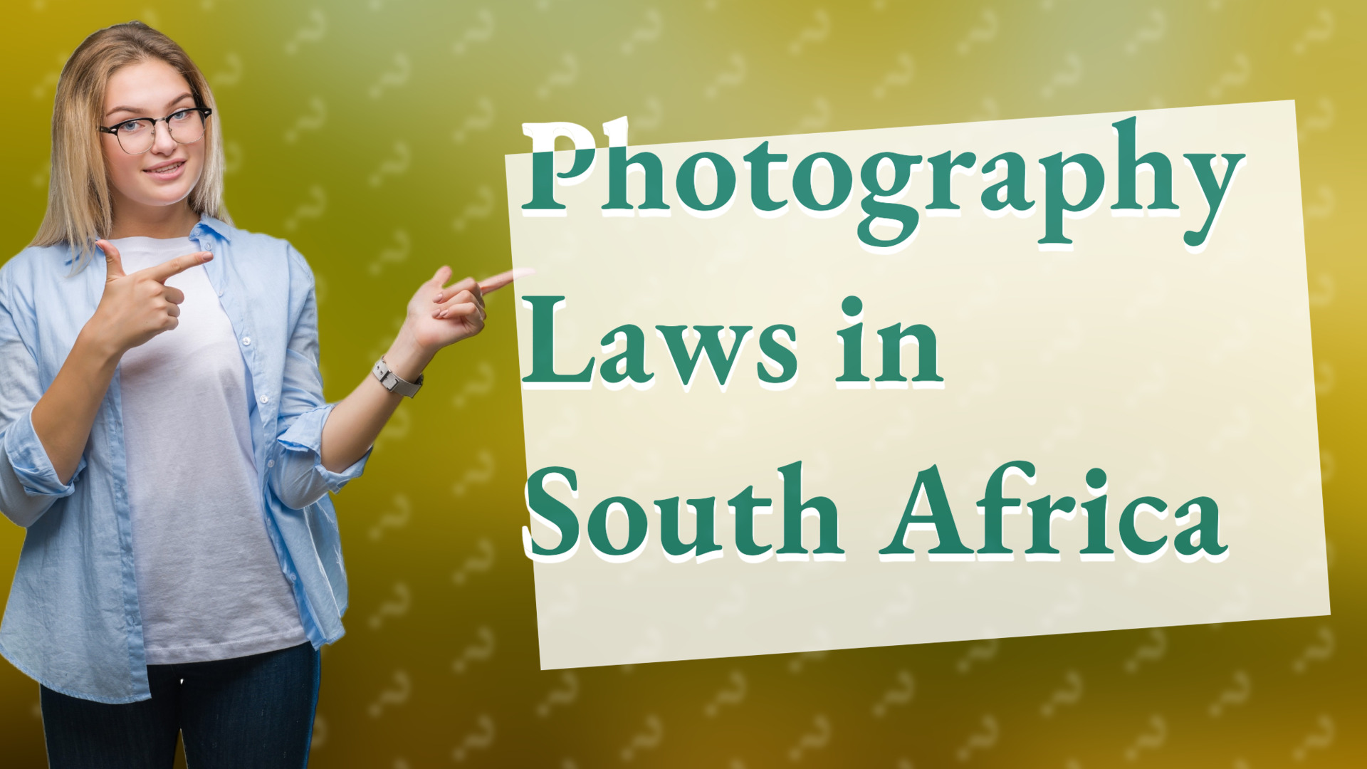 Photography Laws in South Africa