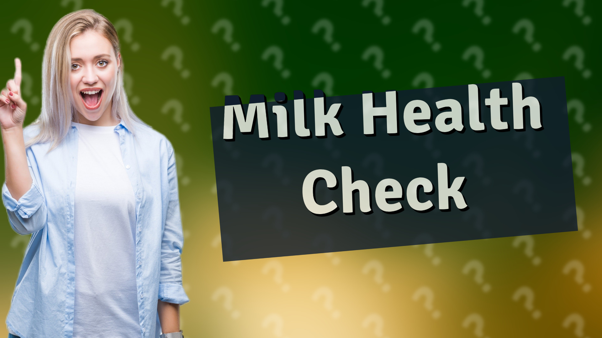Milk Health Check
