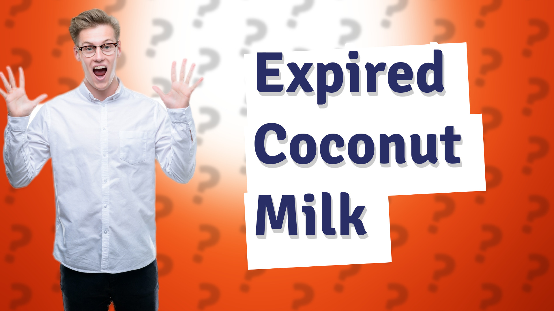 Expired Coconut Milk
