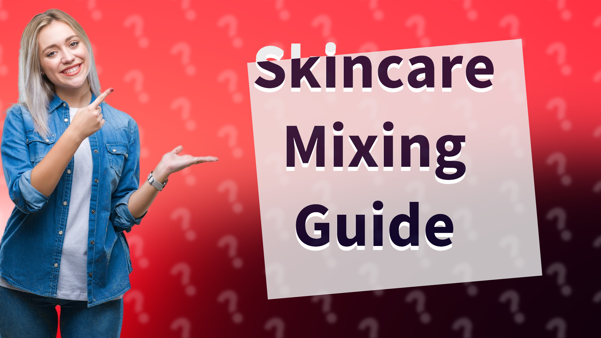 Skincare Mixing Guide