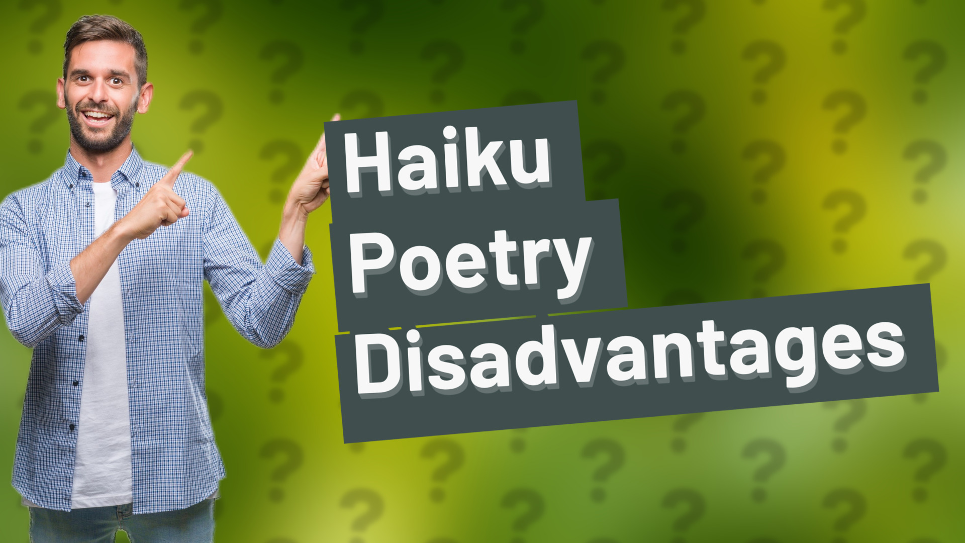 Haiku Poetry Disadvantages