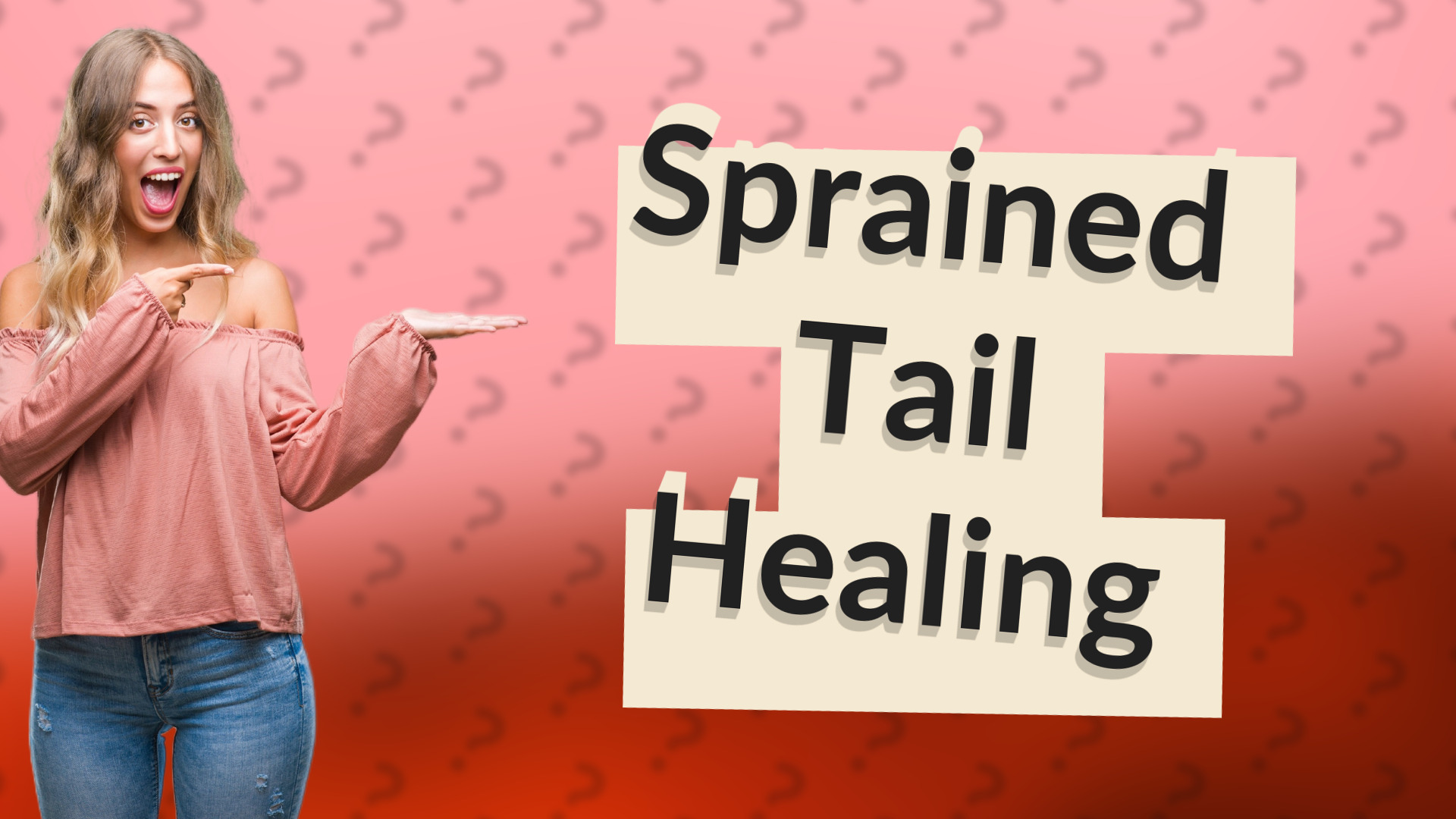 Sprained Tail Healing