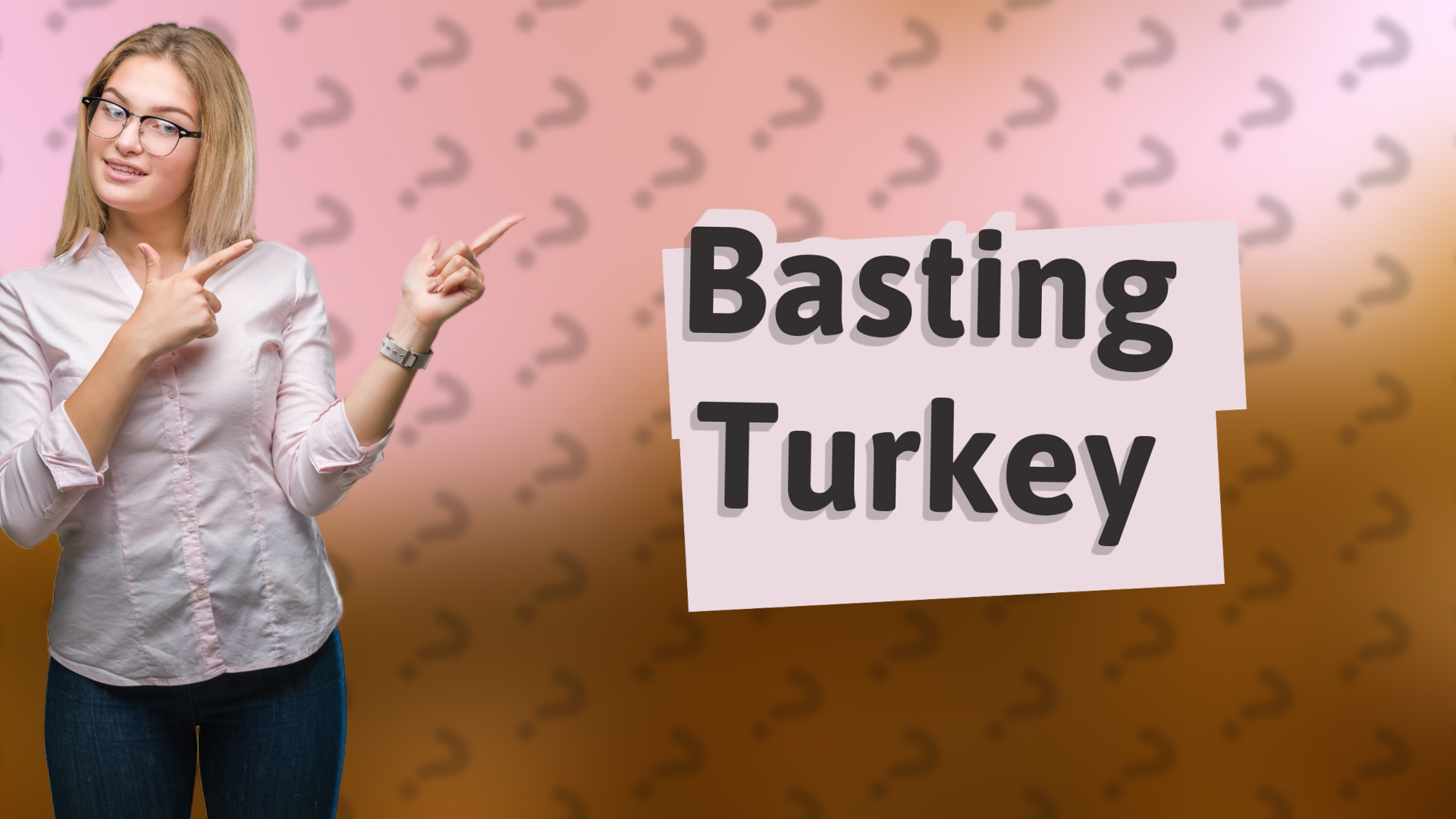 Basting Turkey