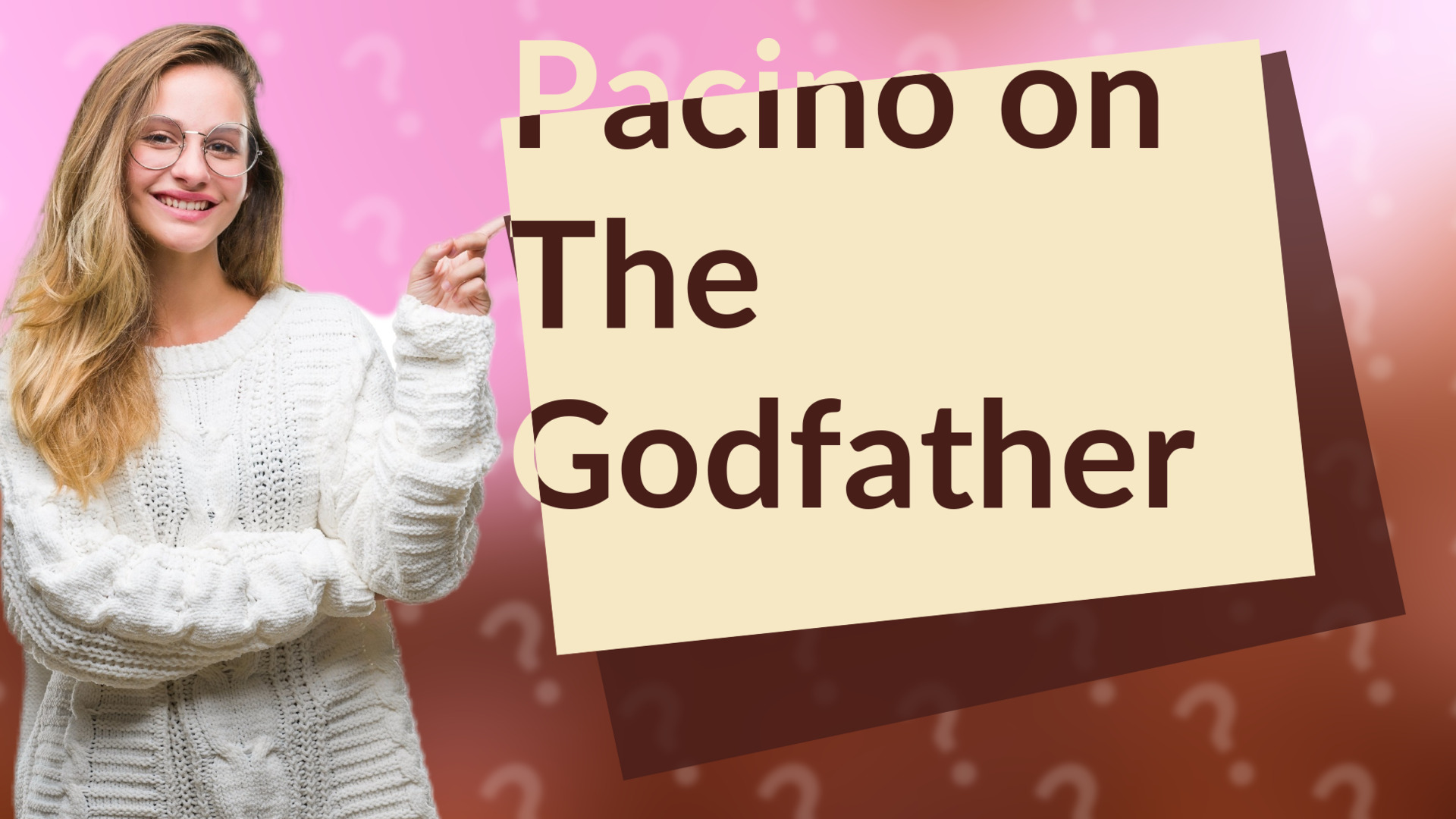 Pacino on The Godfather