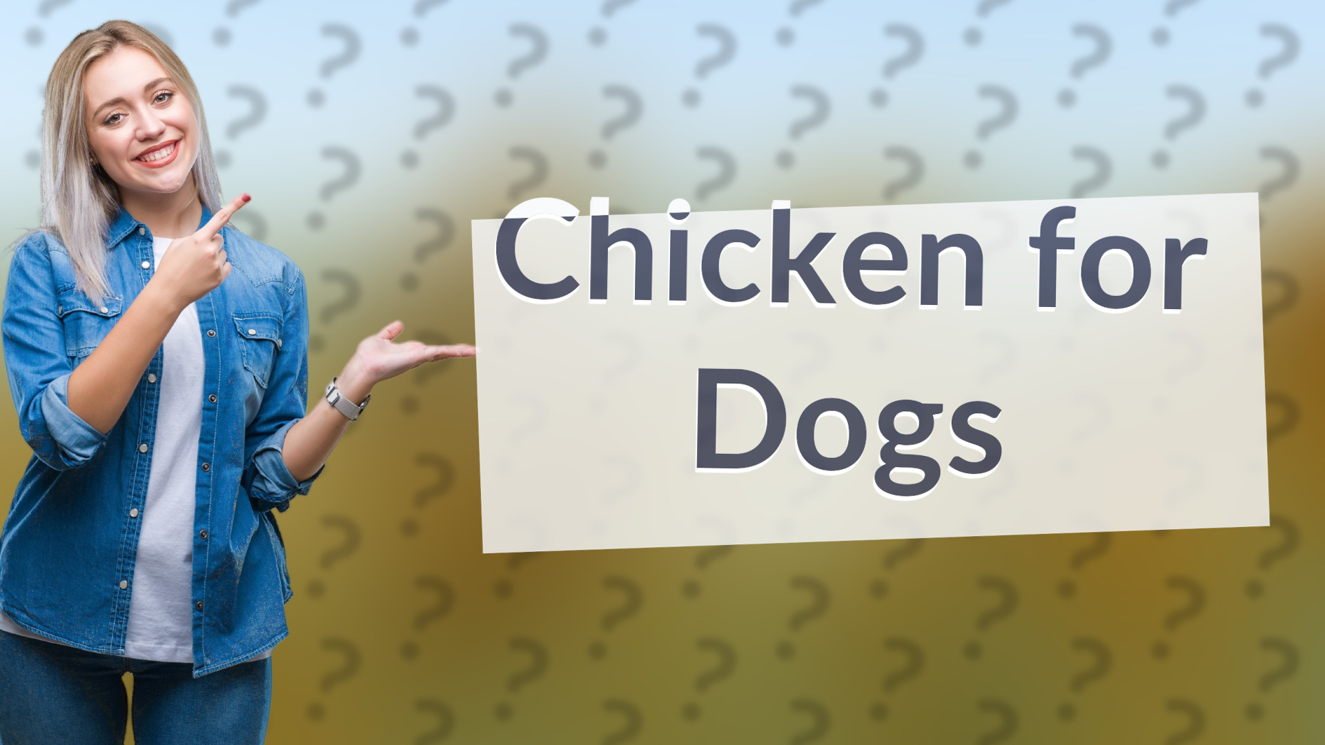 Chicken for Dogs
