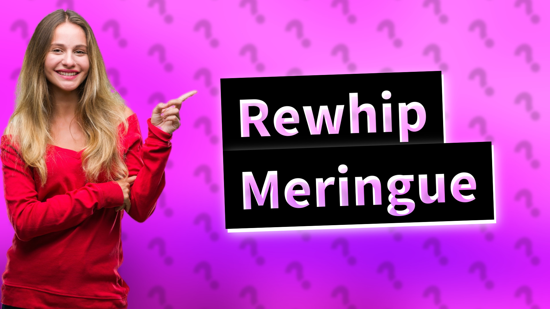 Rewhip Meringue