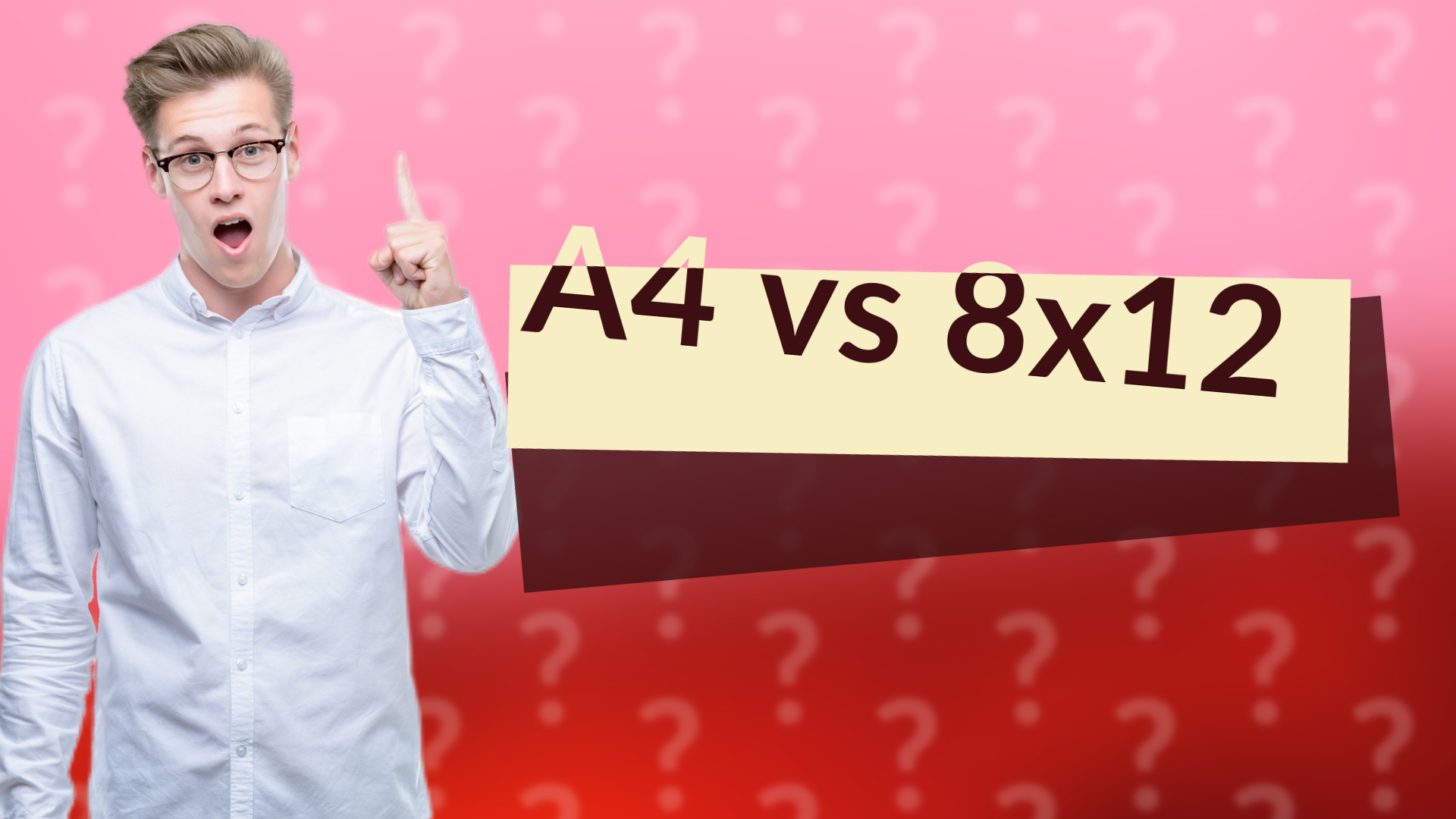 A4 vs 8x12