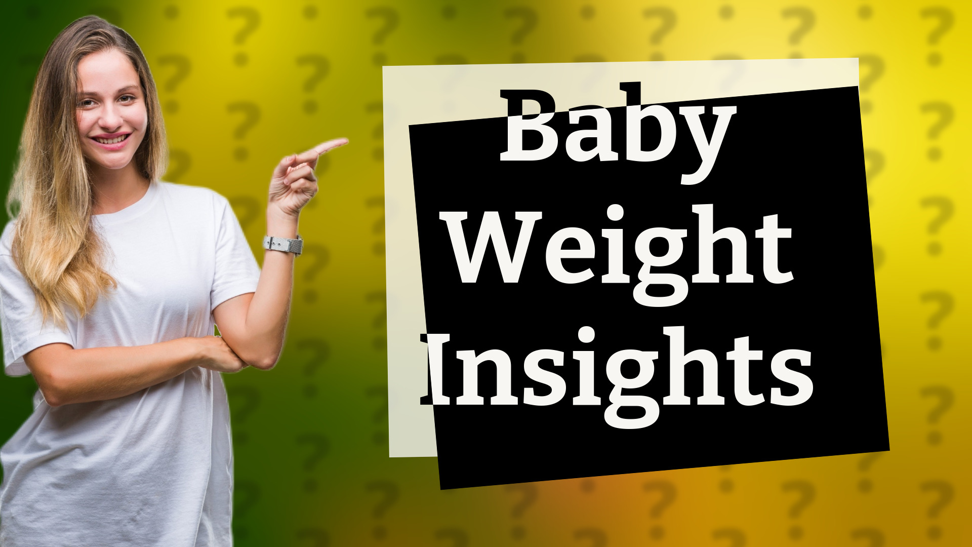 Baby Weight Insights