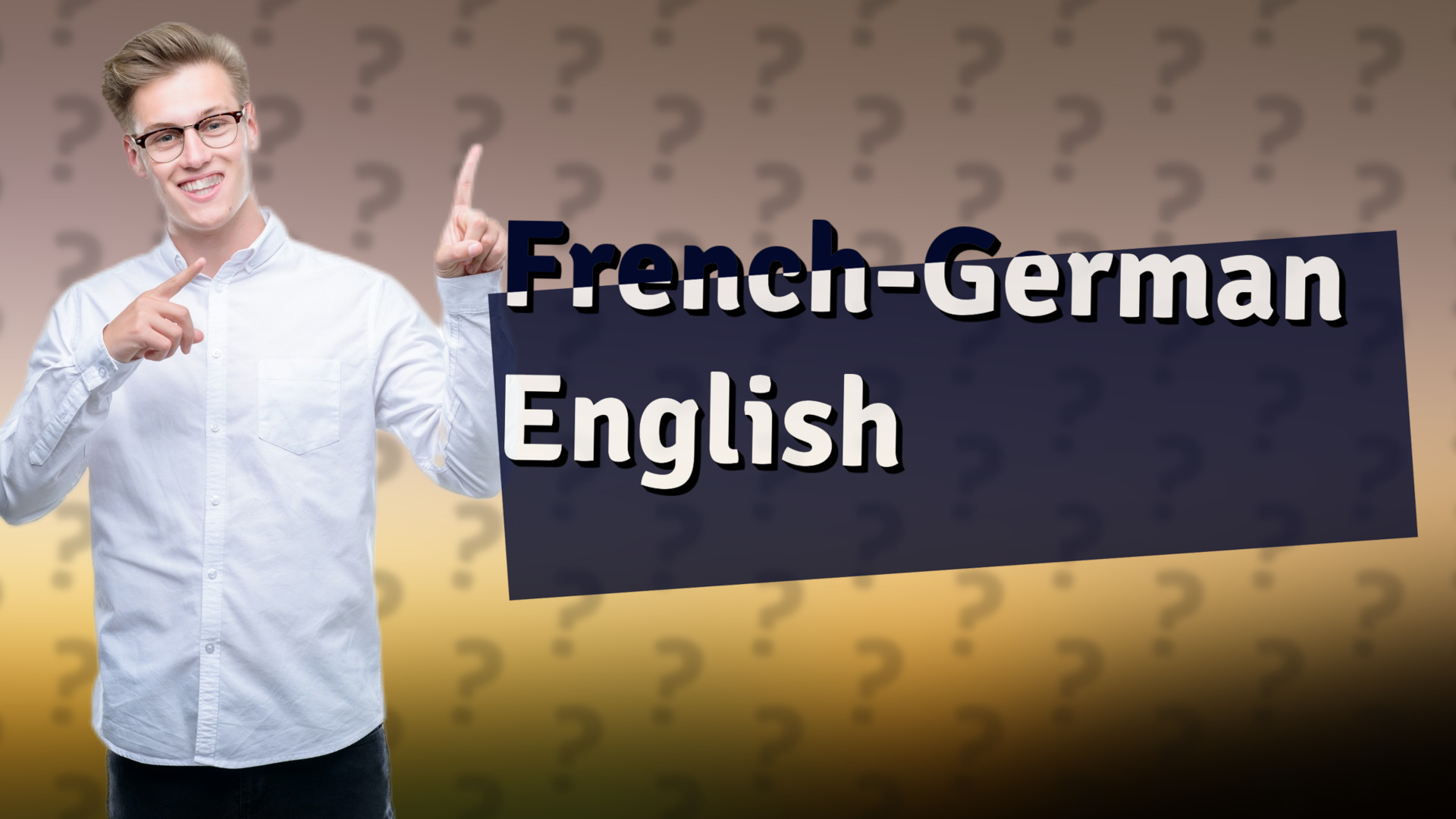 French-German English