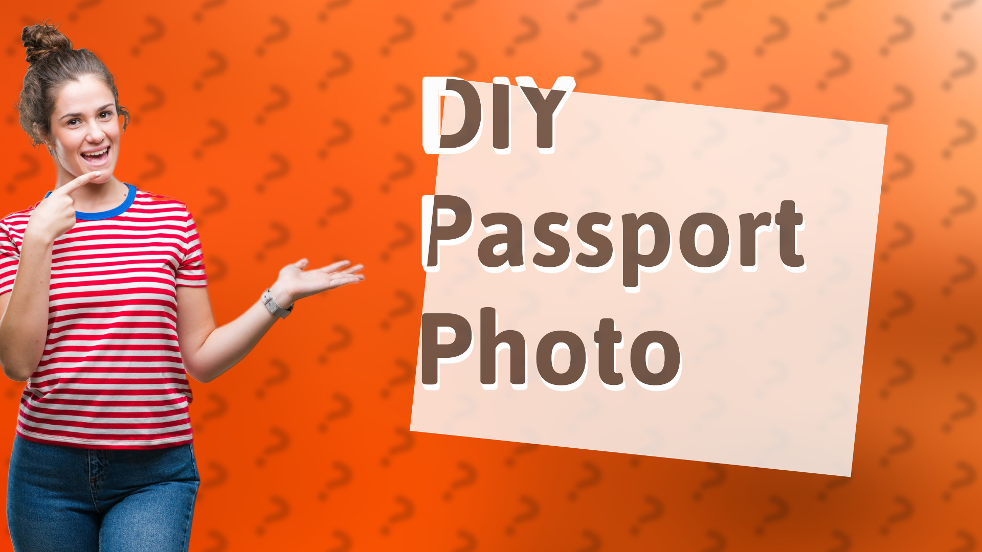 DIY Passport Photo