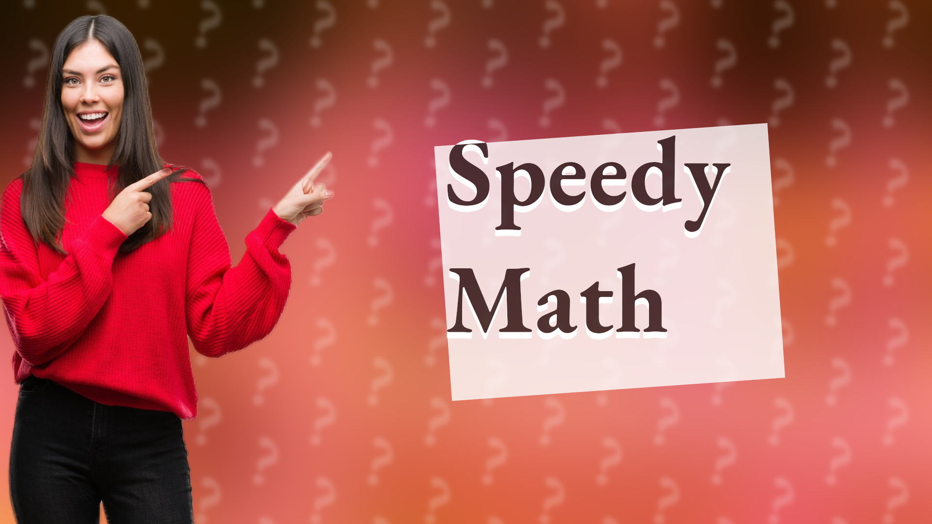 Speedy Math