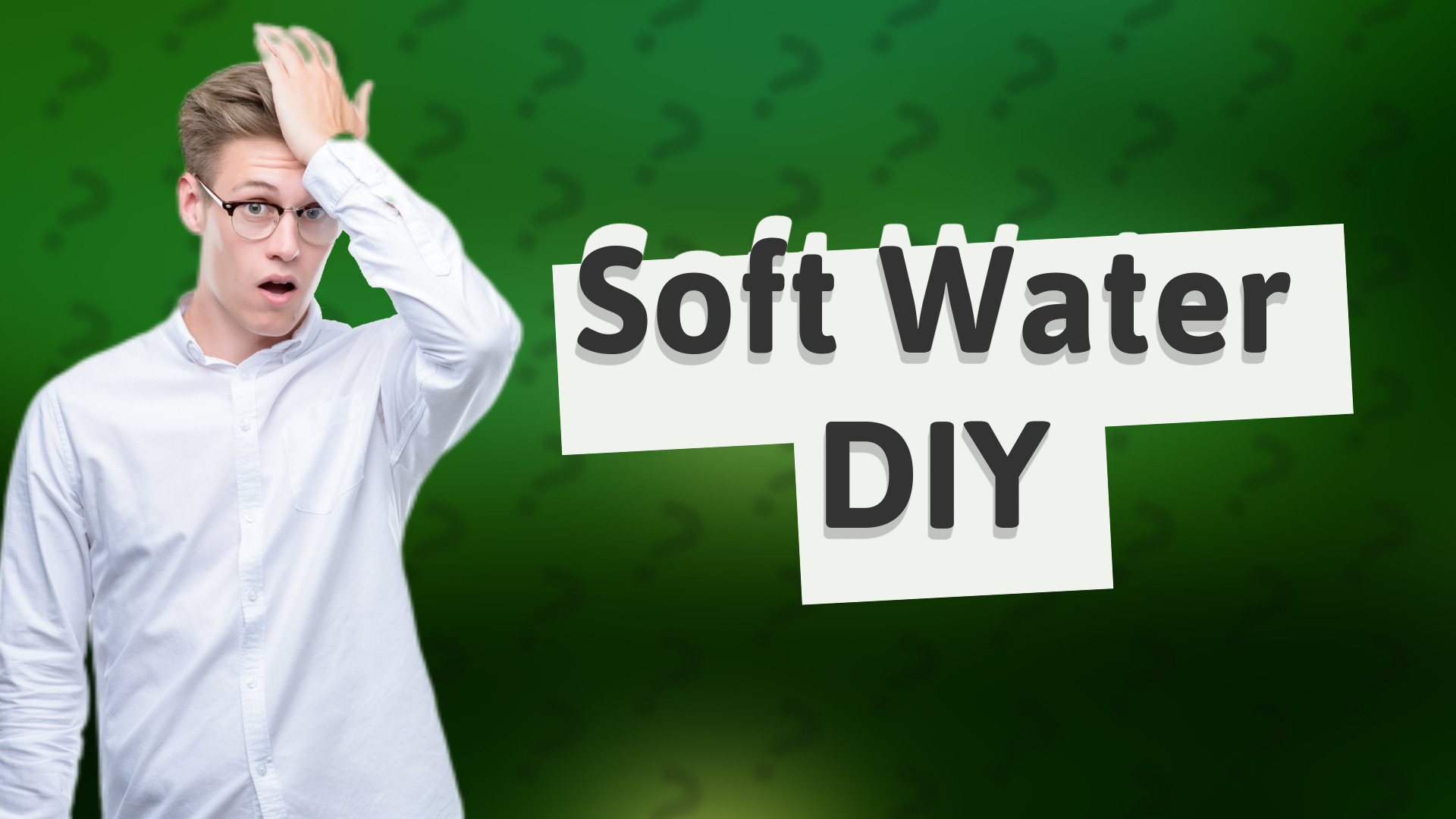 Soft Water DIY