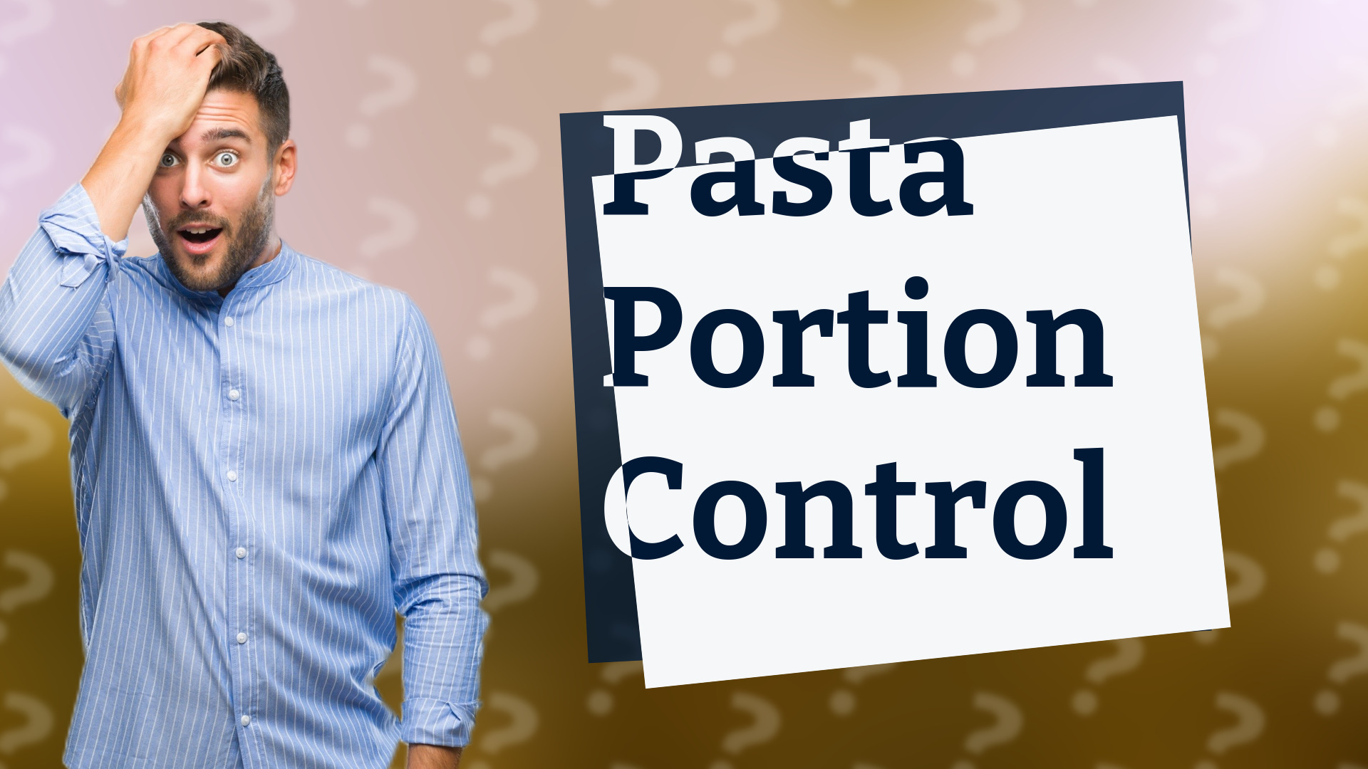 Pasta Portion Control