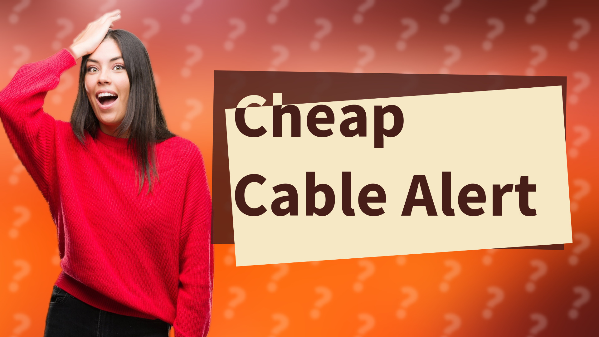Cheap Cable Alert