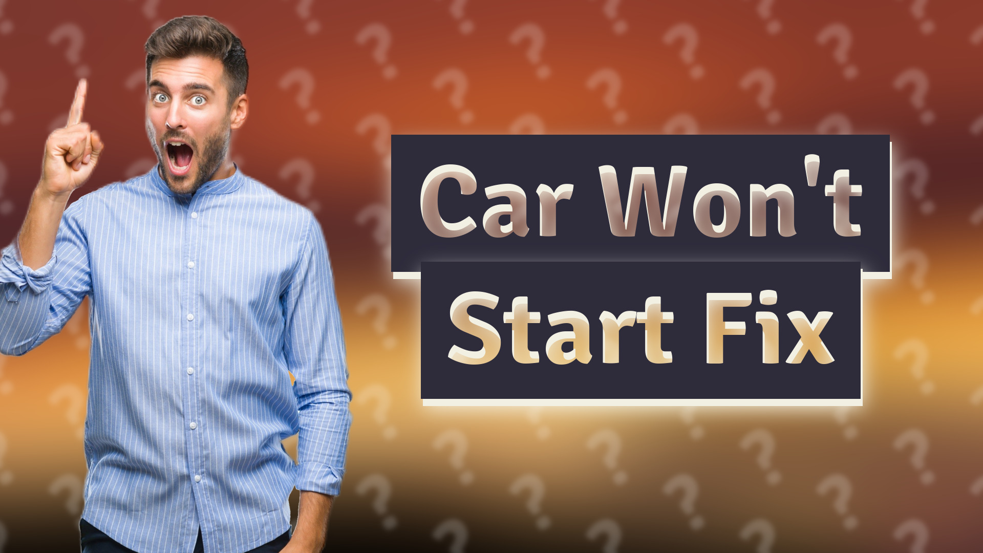 Car Won't Start Fix