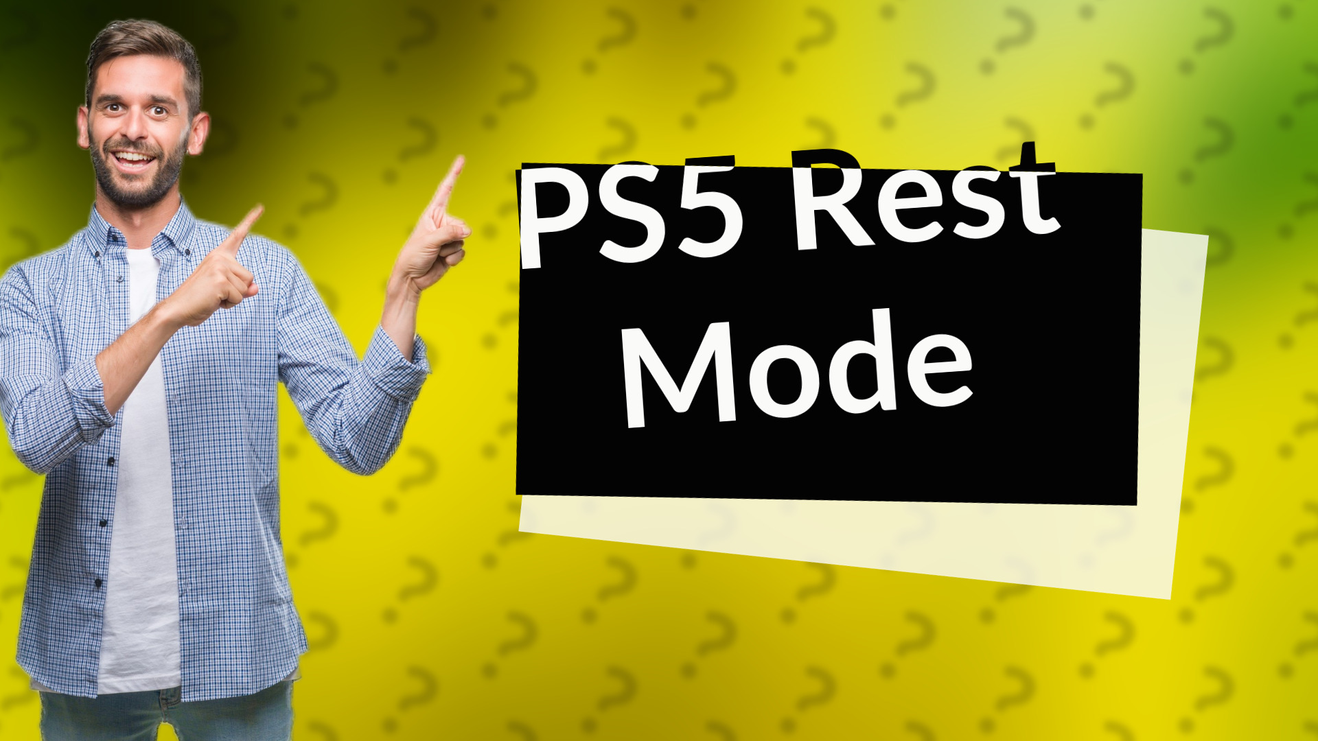 PS5 Rest Mode