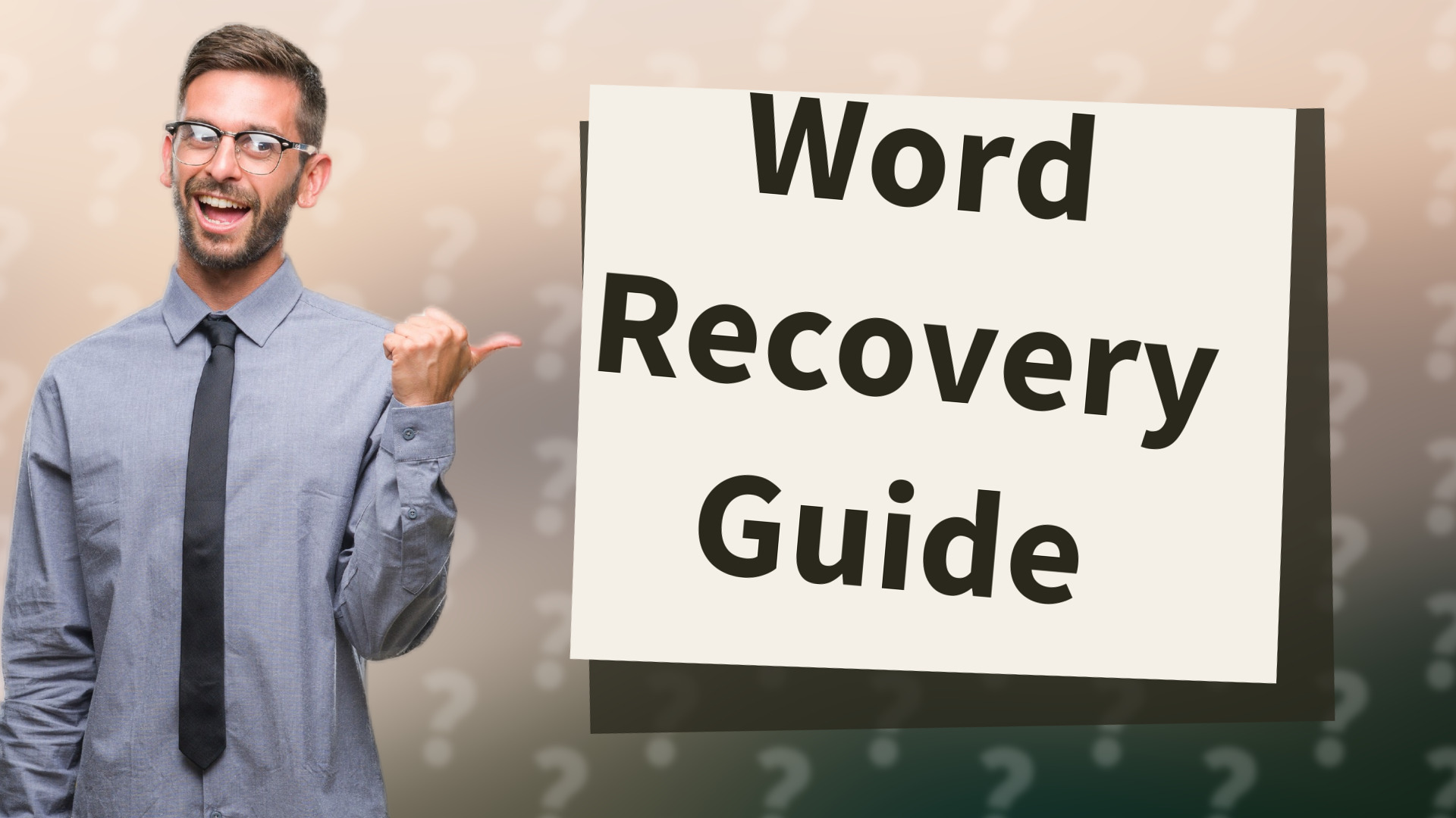 Word Recovery Guide