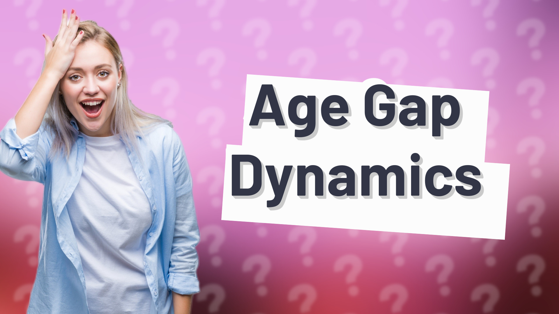 Age Gap Dynamics