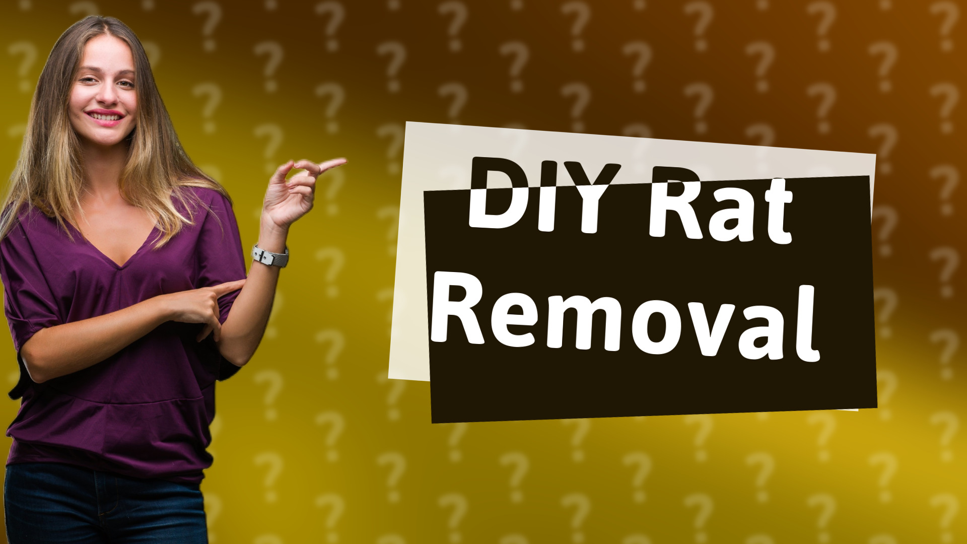 DIY Rat Removal