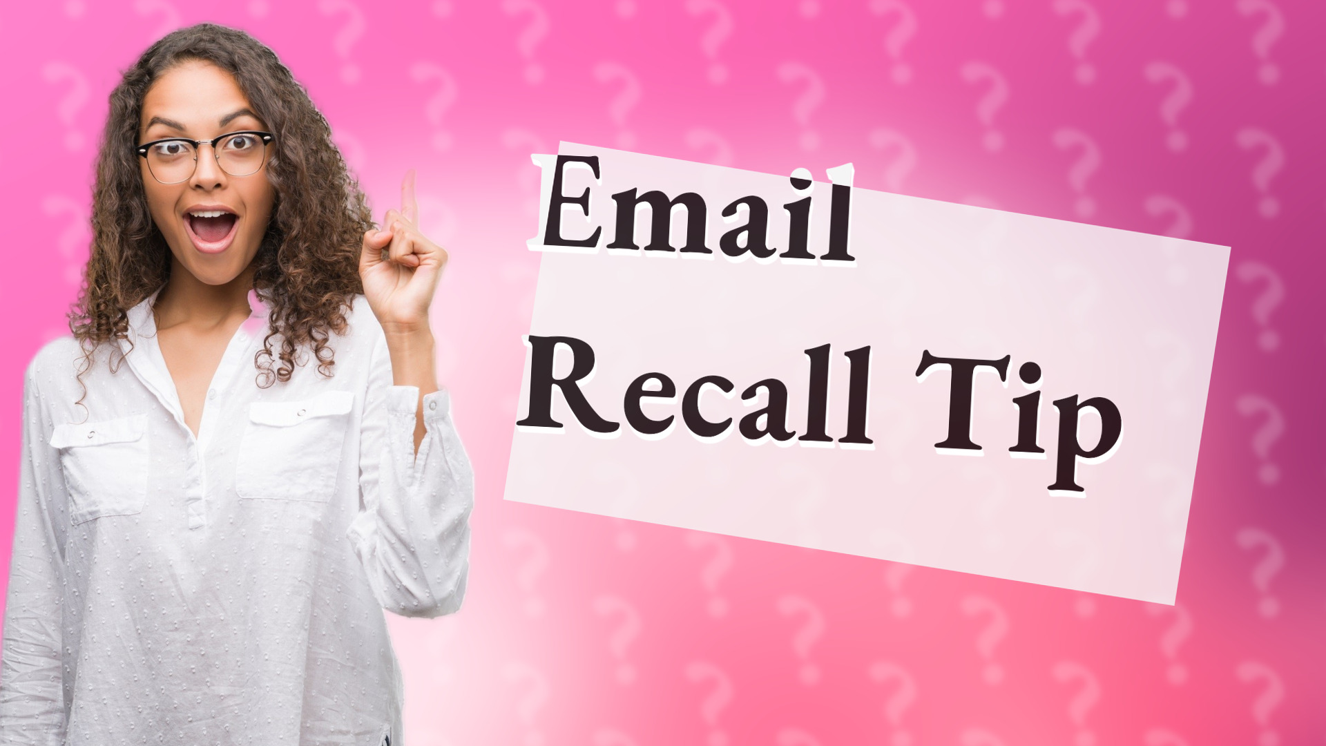 Email Recall Tip