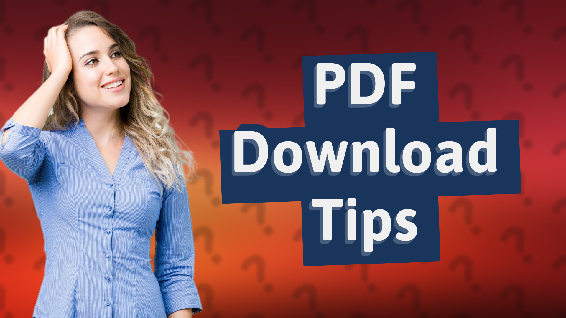 PDF Download Tips