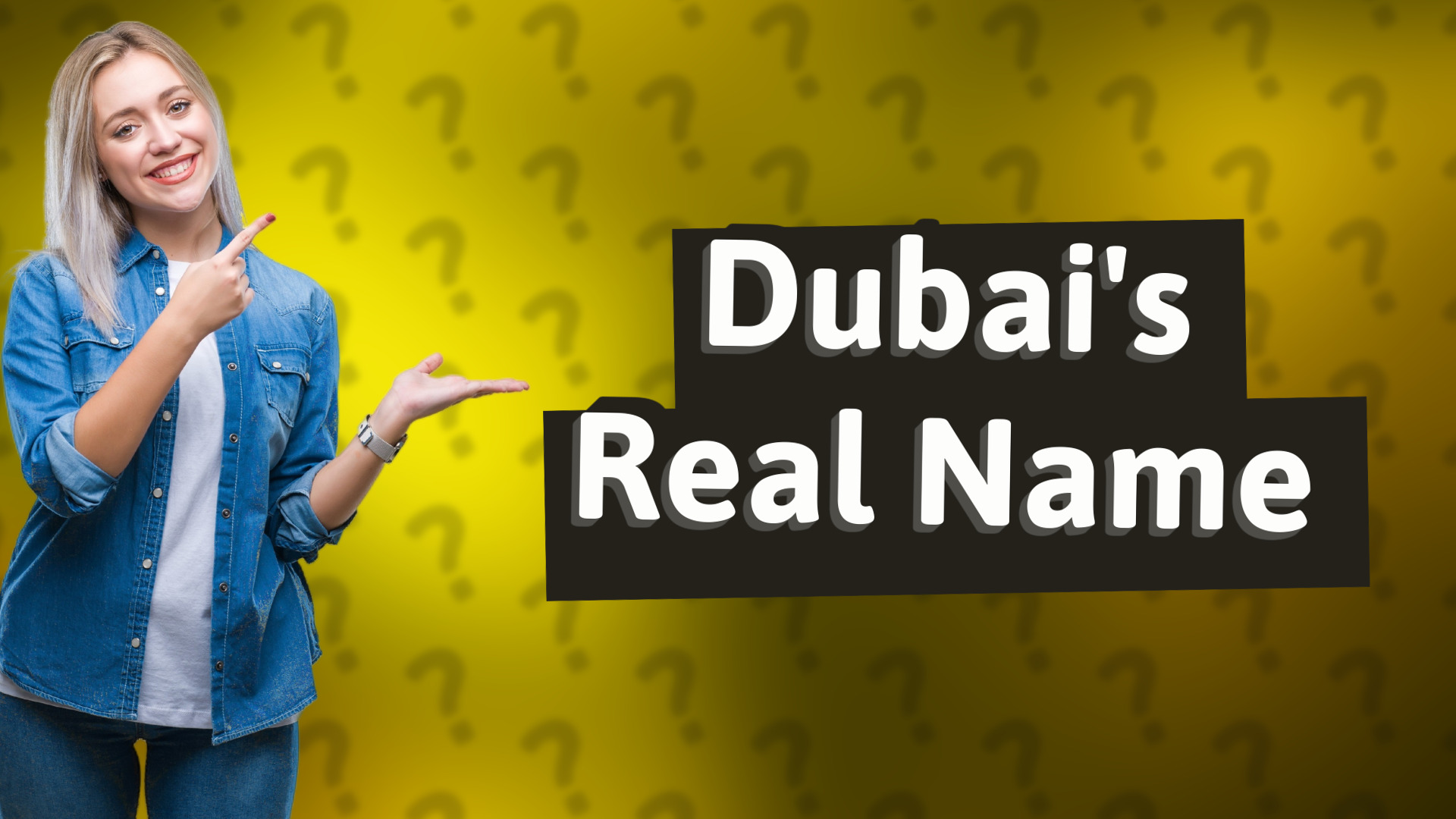 Dubai's Real Name