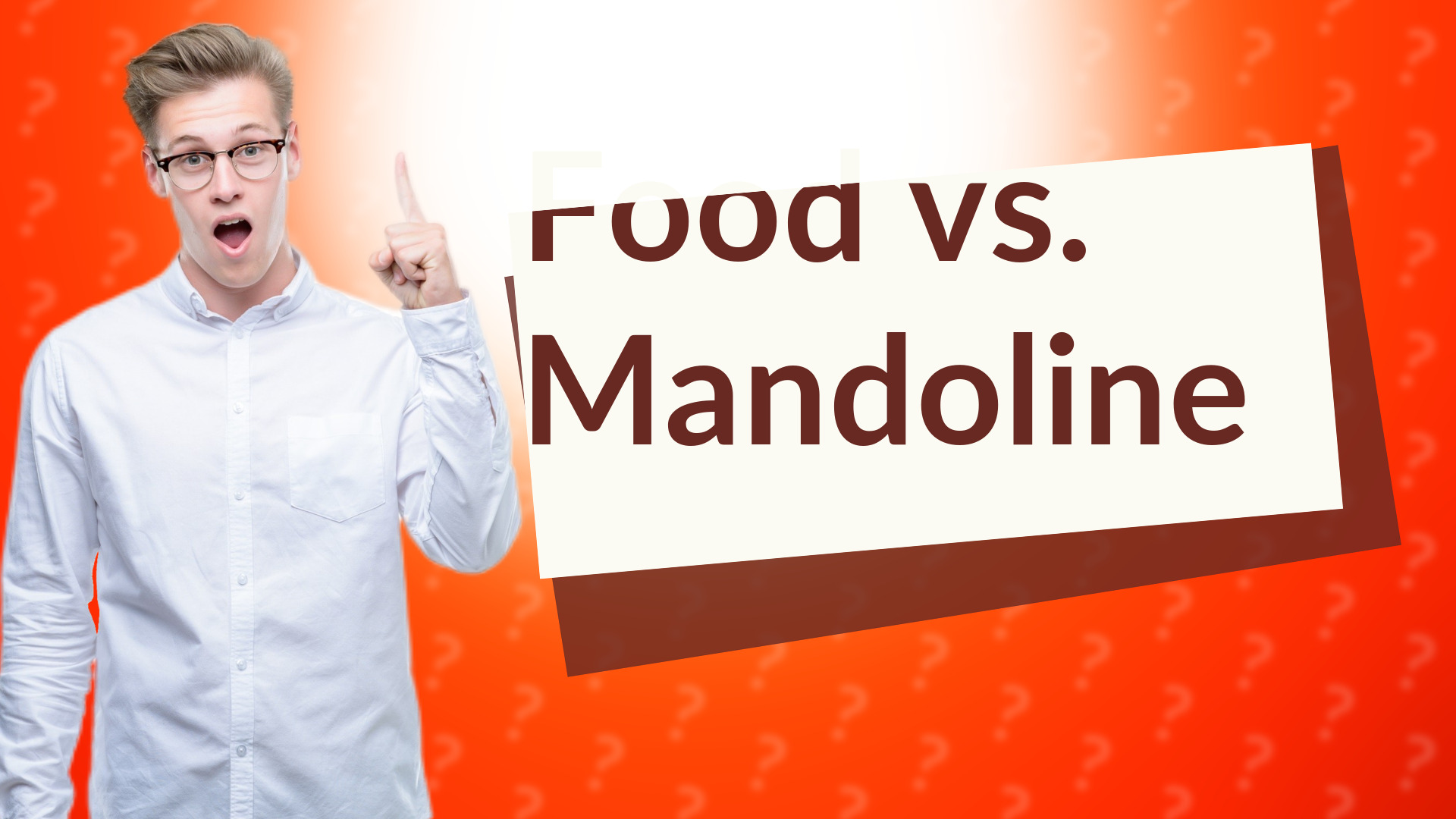 Food vs. Mandoline