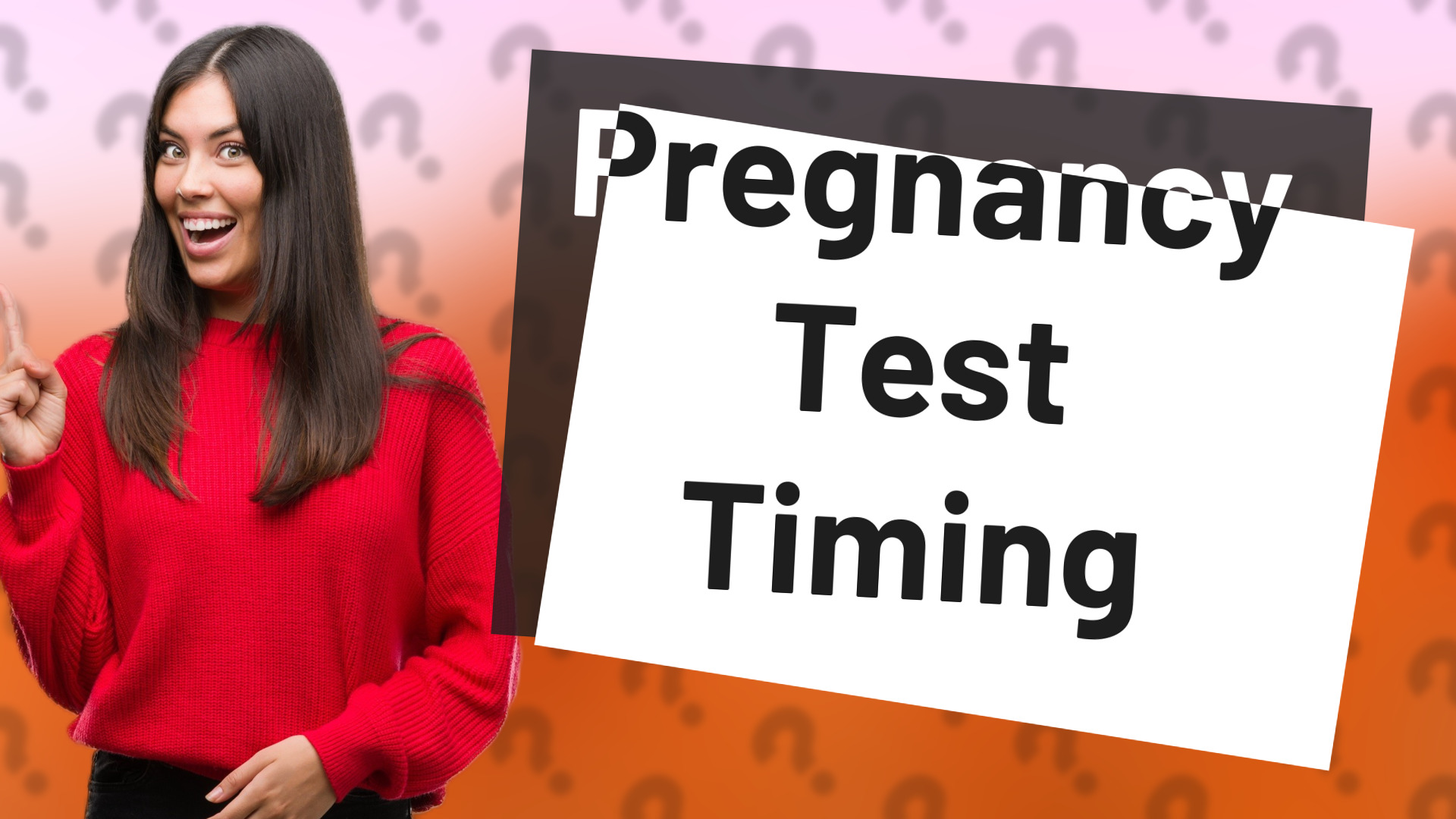 Pregnancy Test Timing