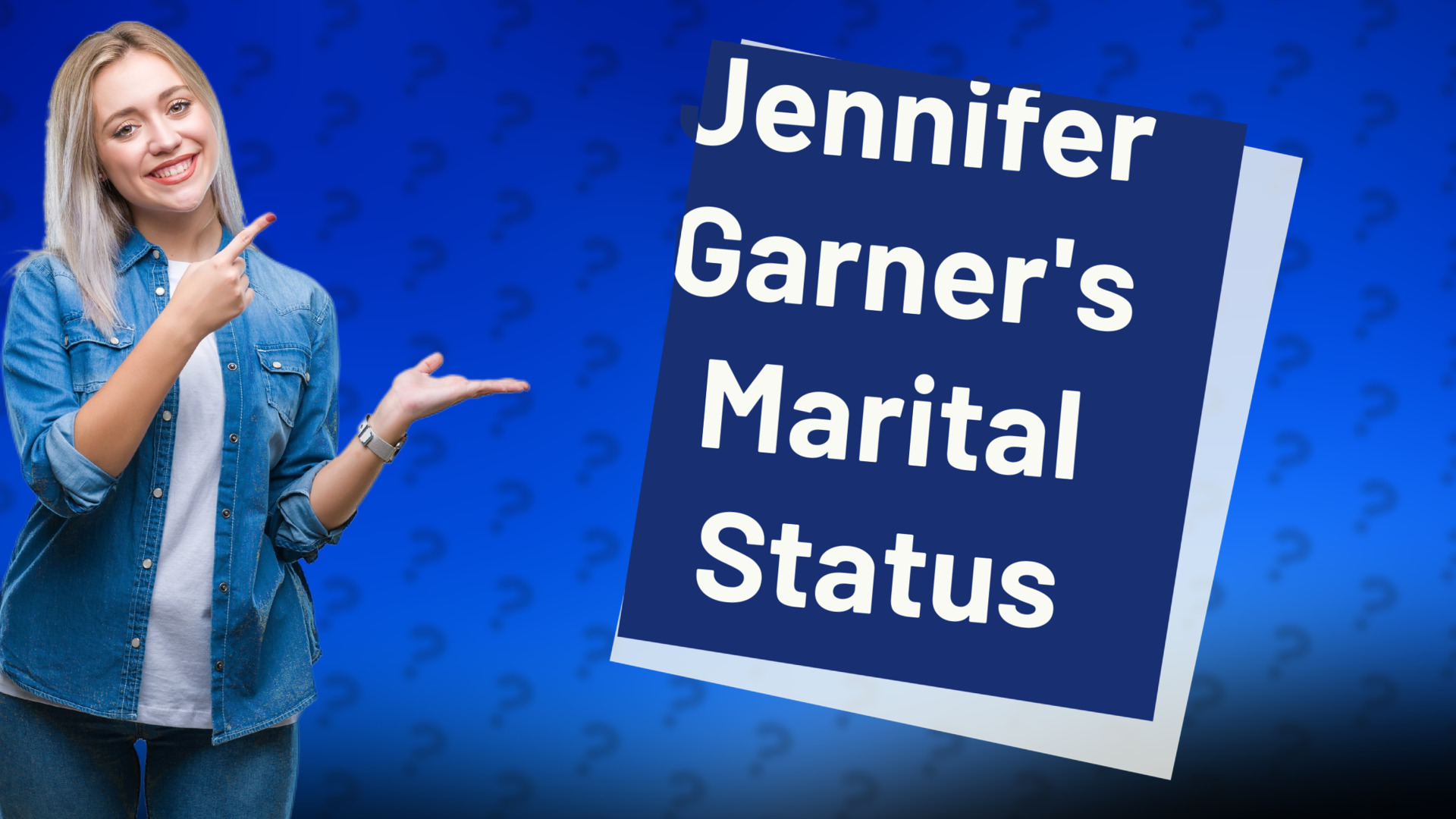 Jennifer Garner's Marital Status