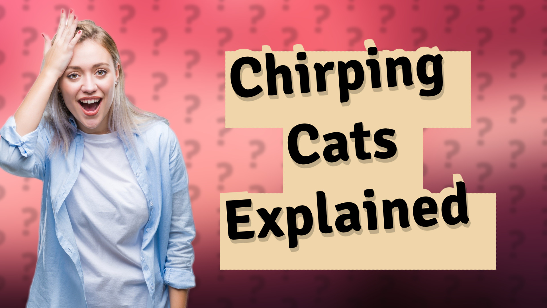 Chirping Cats Explained
