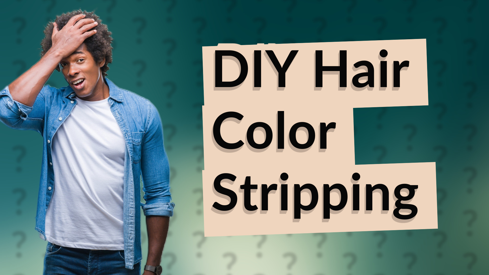 DIY Hair Color Stripping
