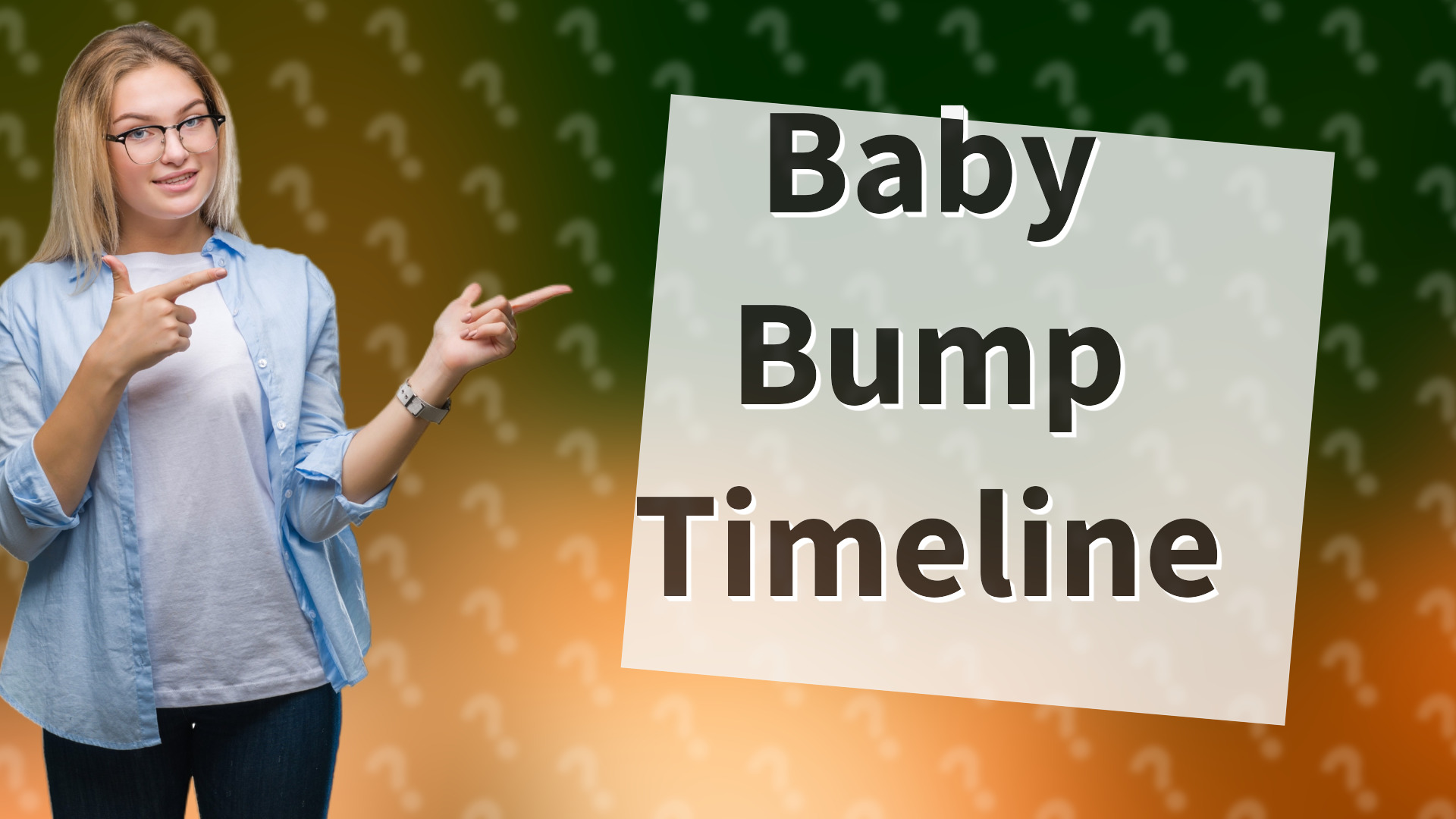 Baby Bump Timeline