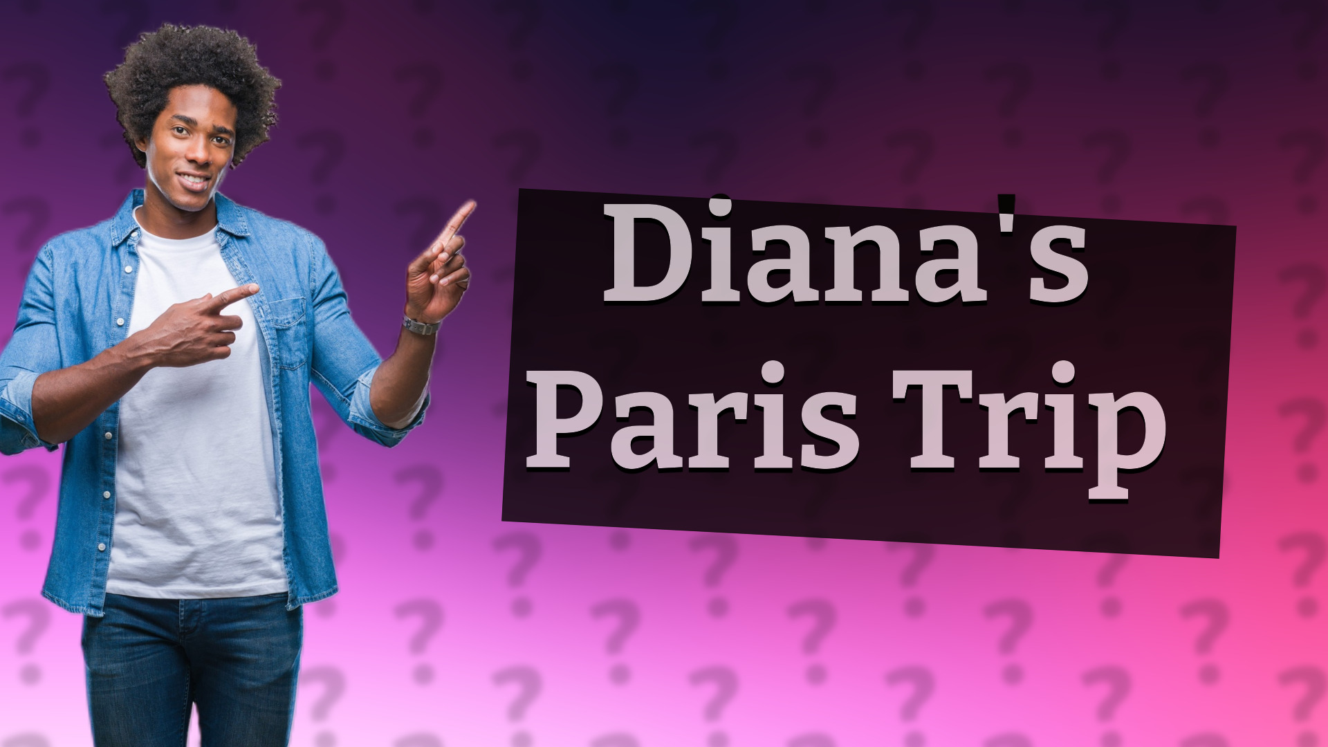 Diana's Paris Trip