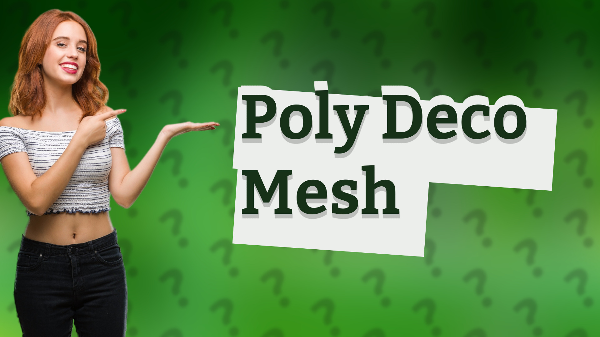 Poly Deco Mesh