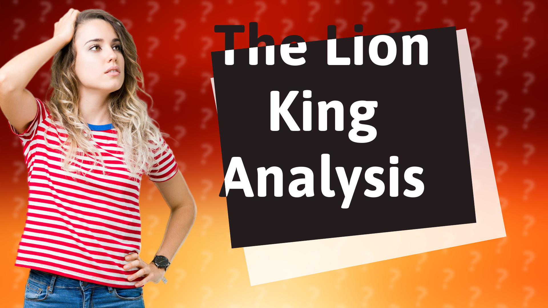 The Lion King Analysis