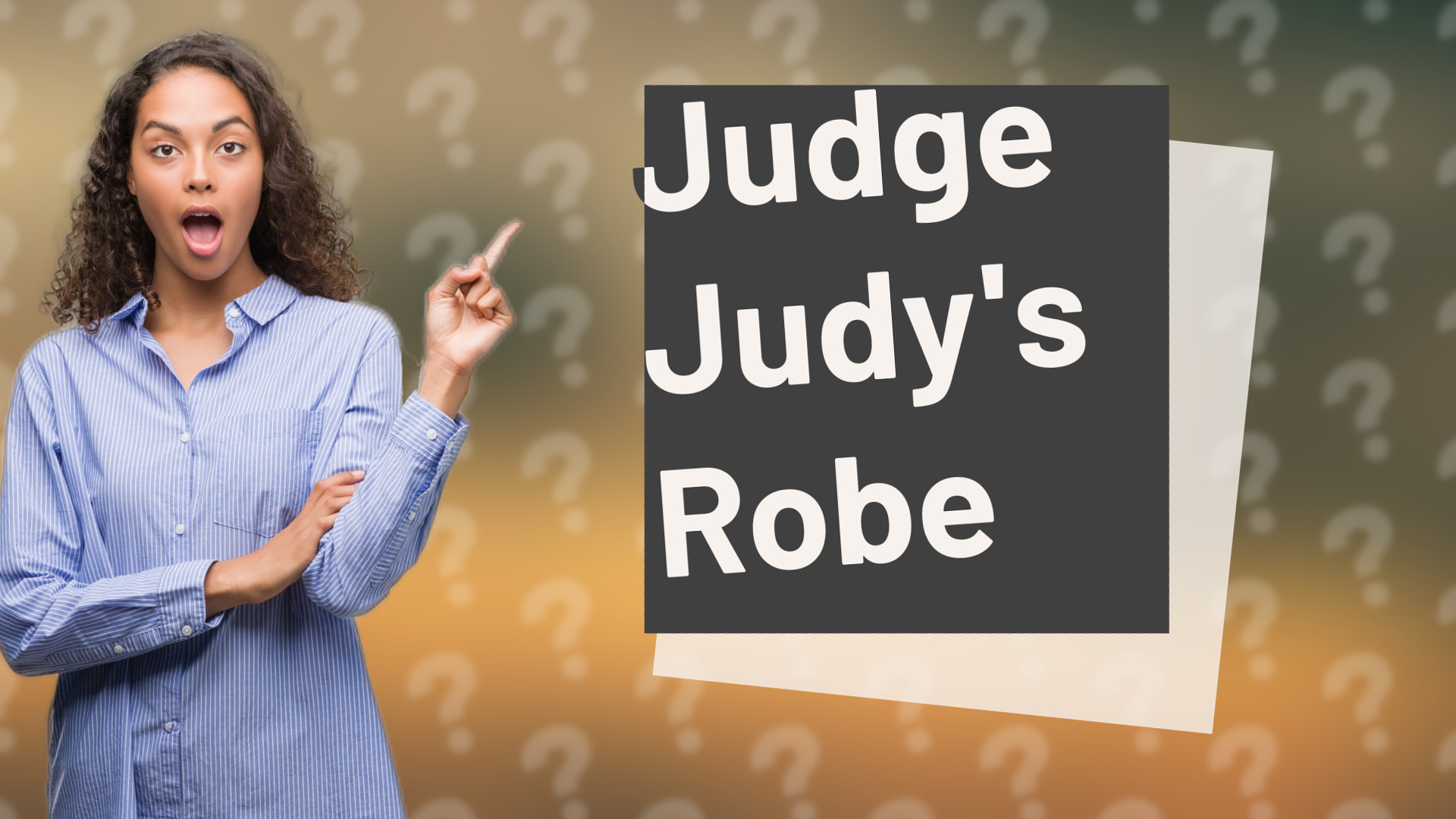 Judge Judy's Robe