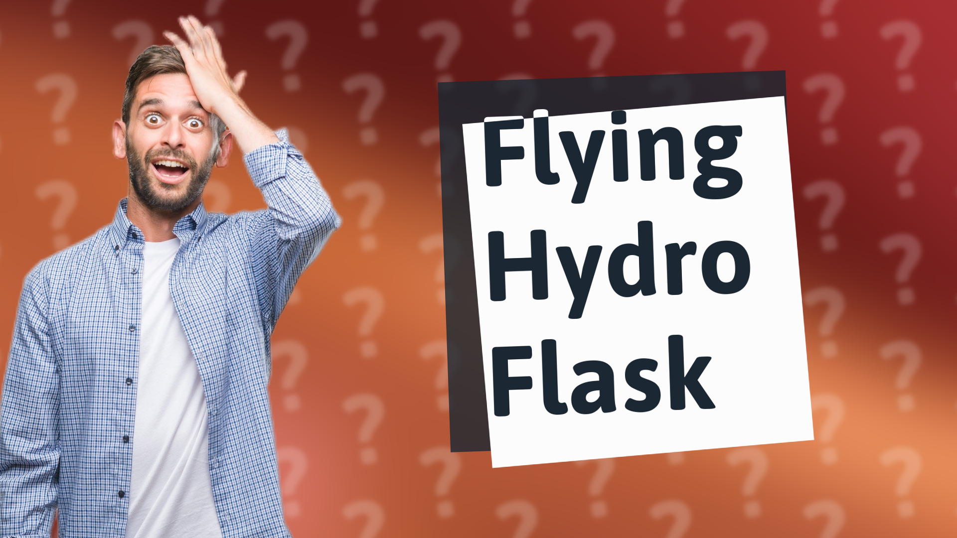 Flying Hydro Flask